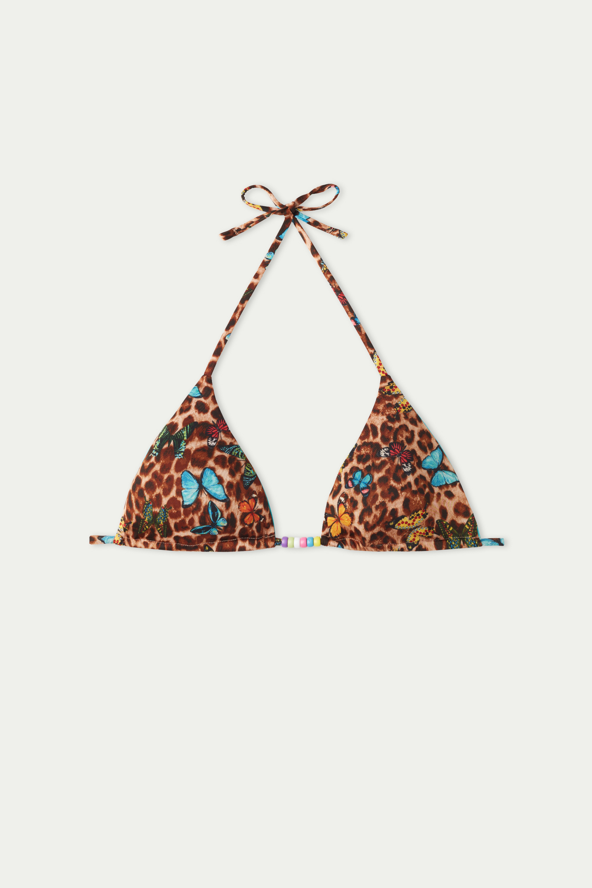 Top de Bikini Triángulo con Relleno Extraíble Macu Butterfly