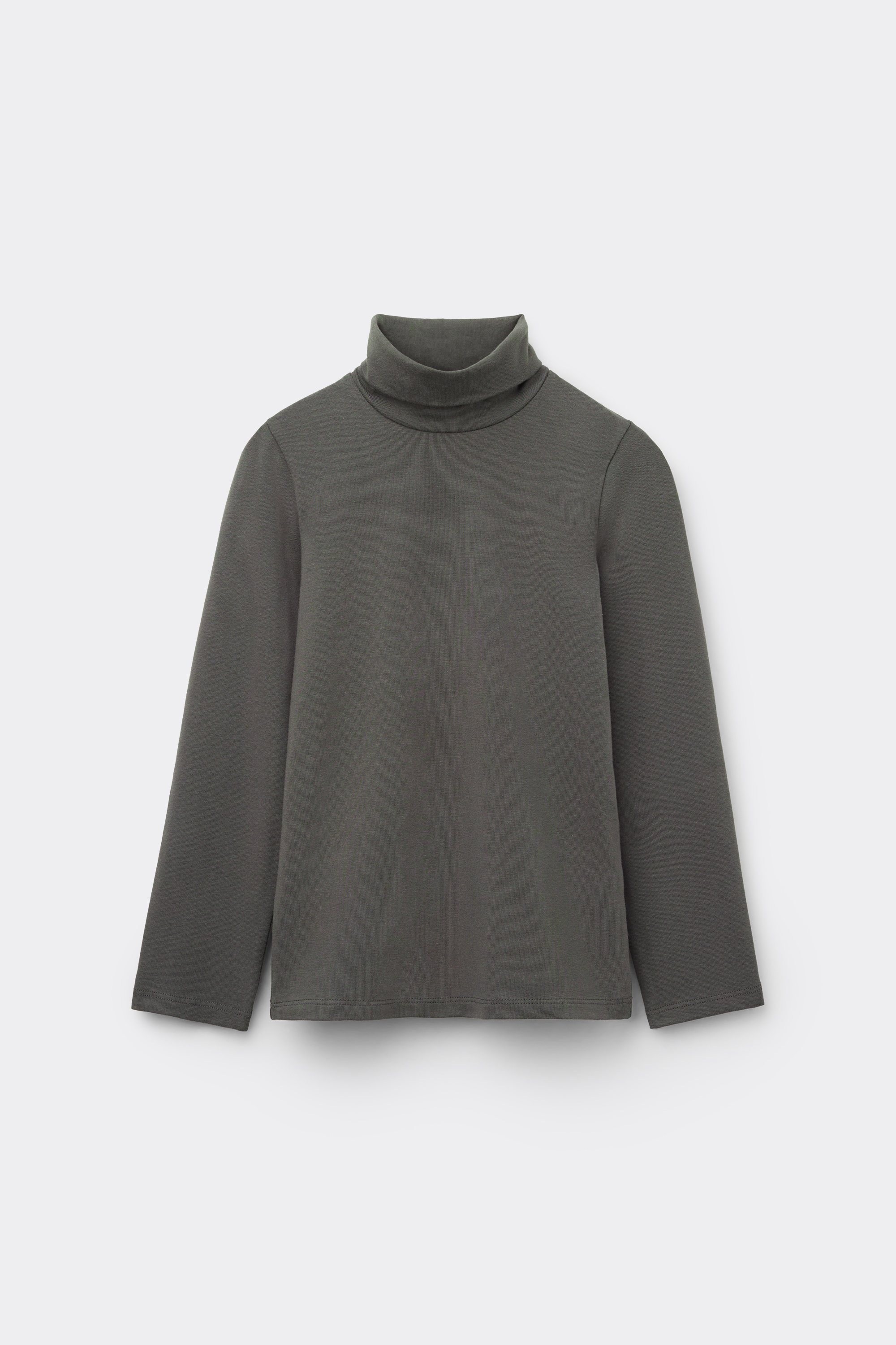 Kids’ Unisex Long-Sleeved Polo Neck Thermal Cotton Top