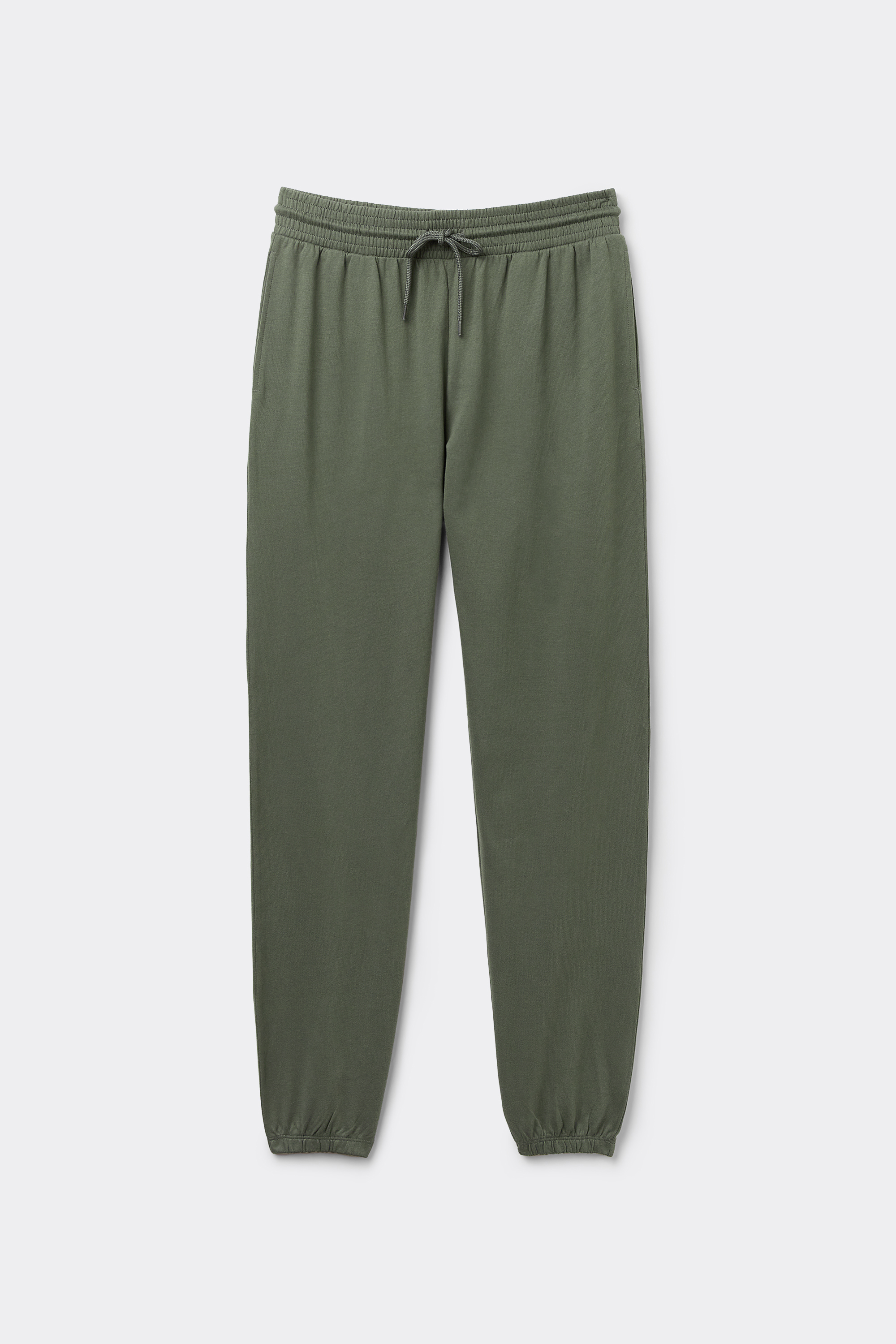 Joggers with Welt Pocket and Drawstring