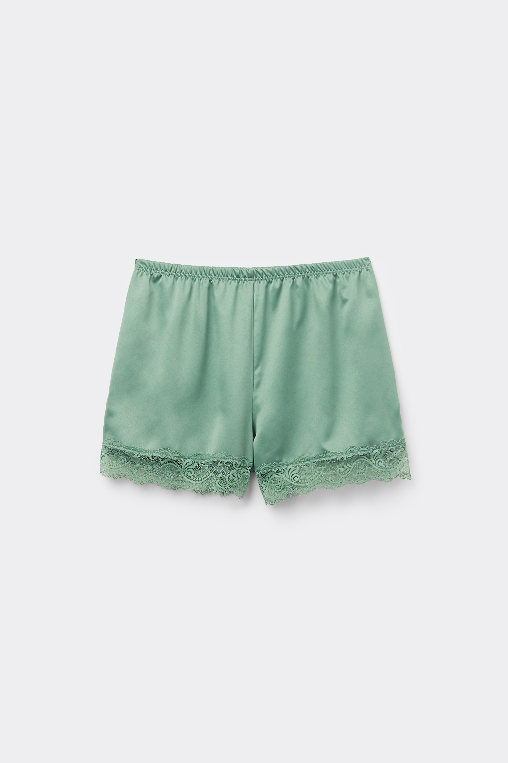 Satin and Lace Shorts