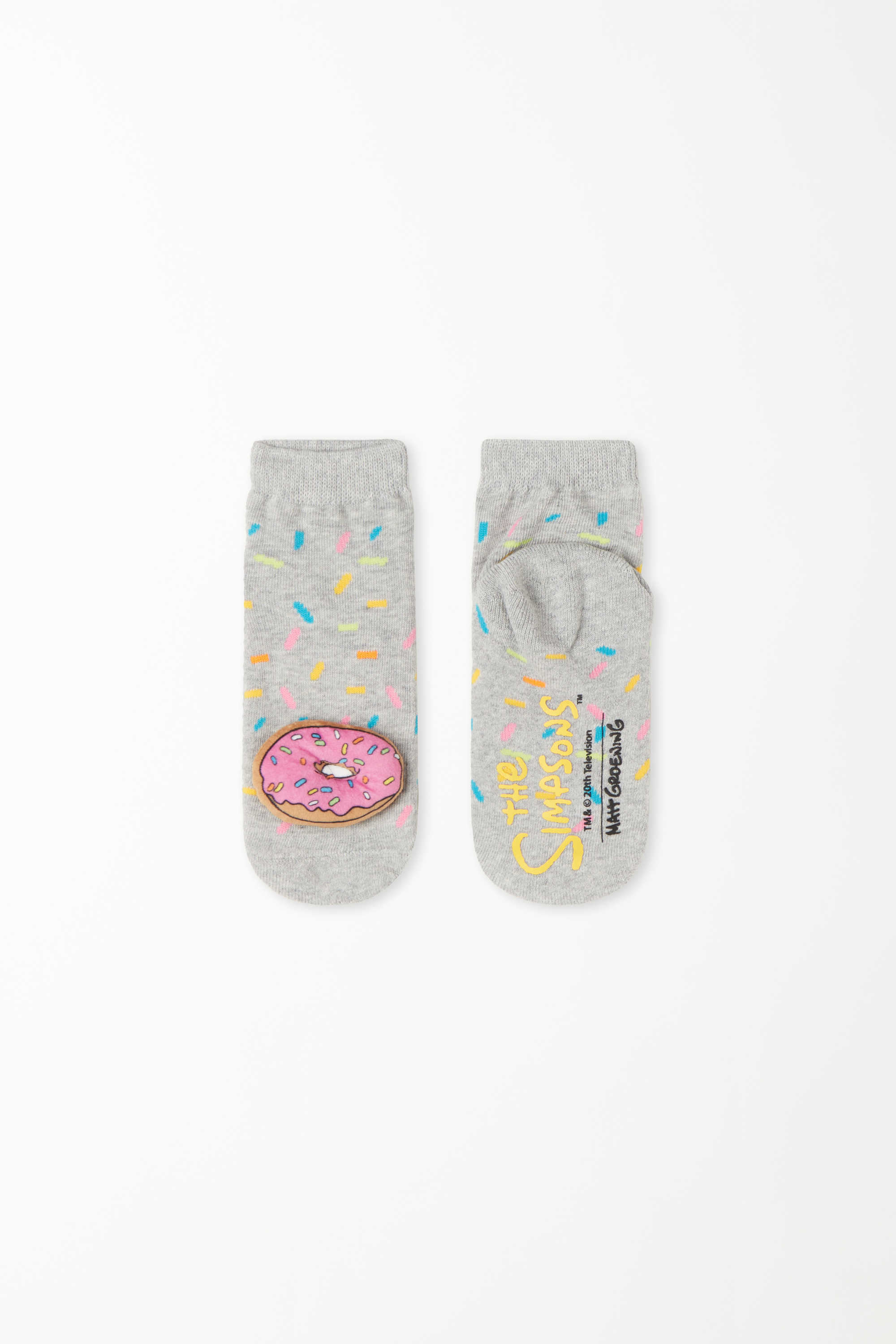 Unisex Kids Non-Slip Socks with The Simpsons Print