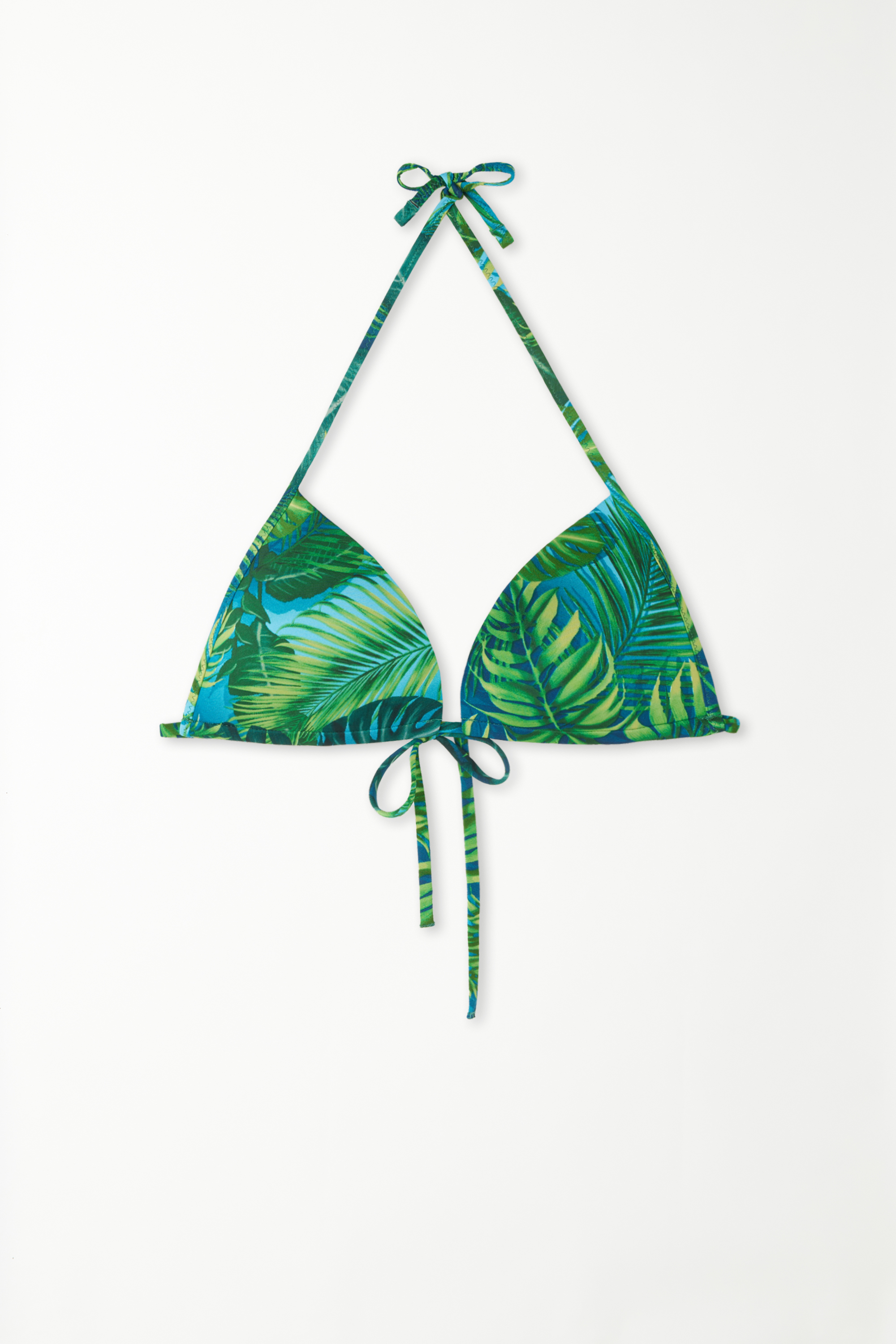 Haut de Maillot Triangle Rembourré Emerald Jungle