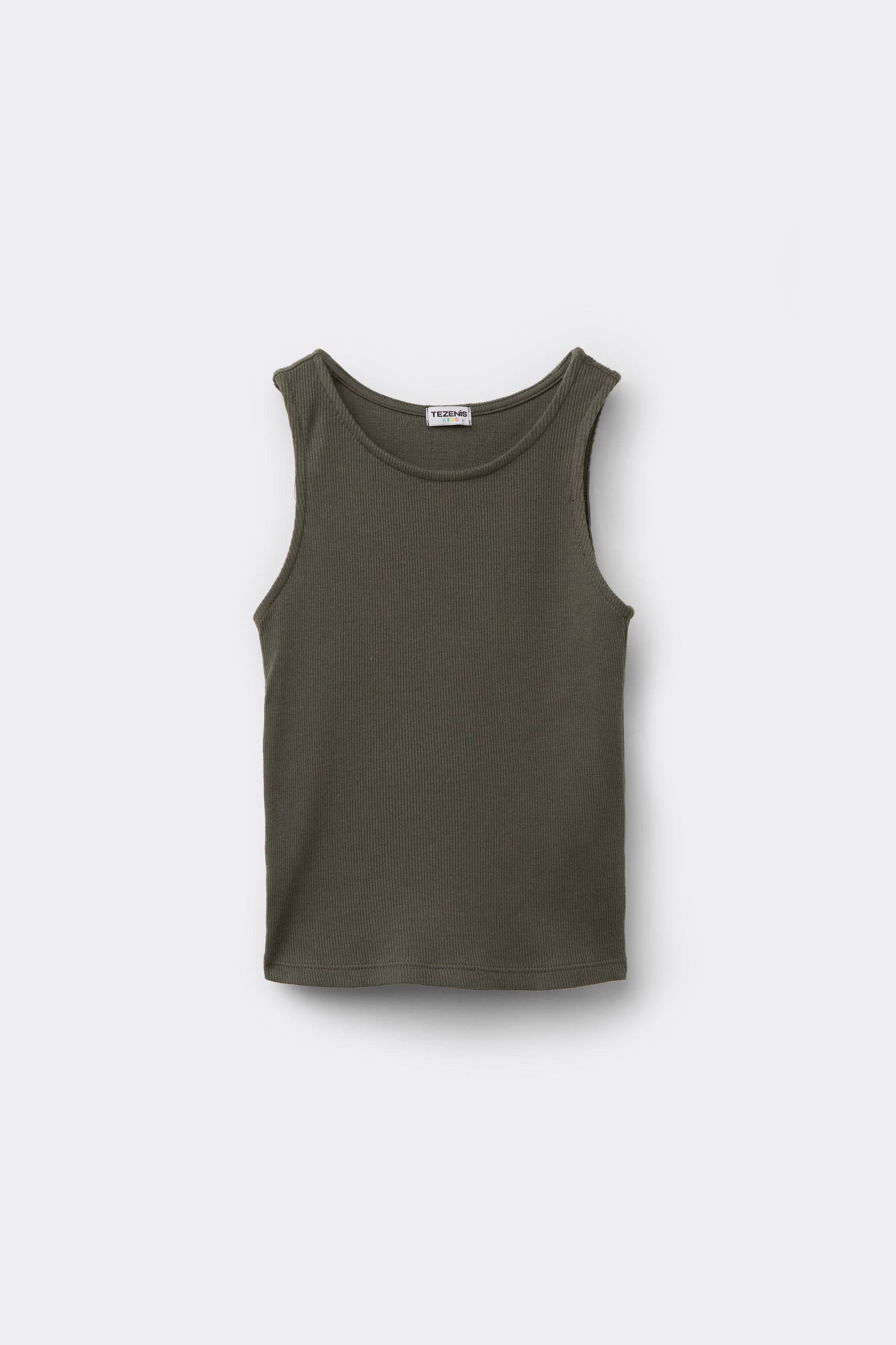 Camiseta de Tirantes Anchos de Canalé para Niña