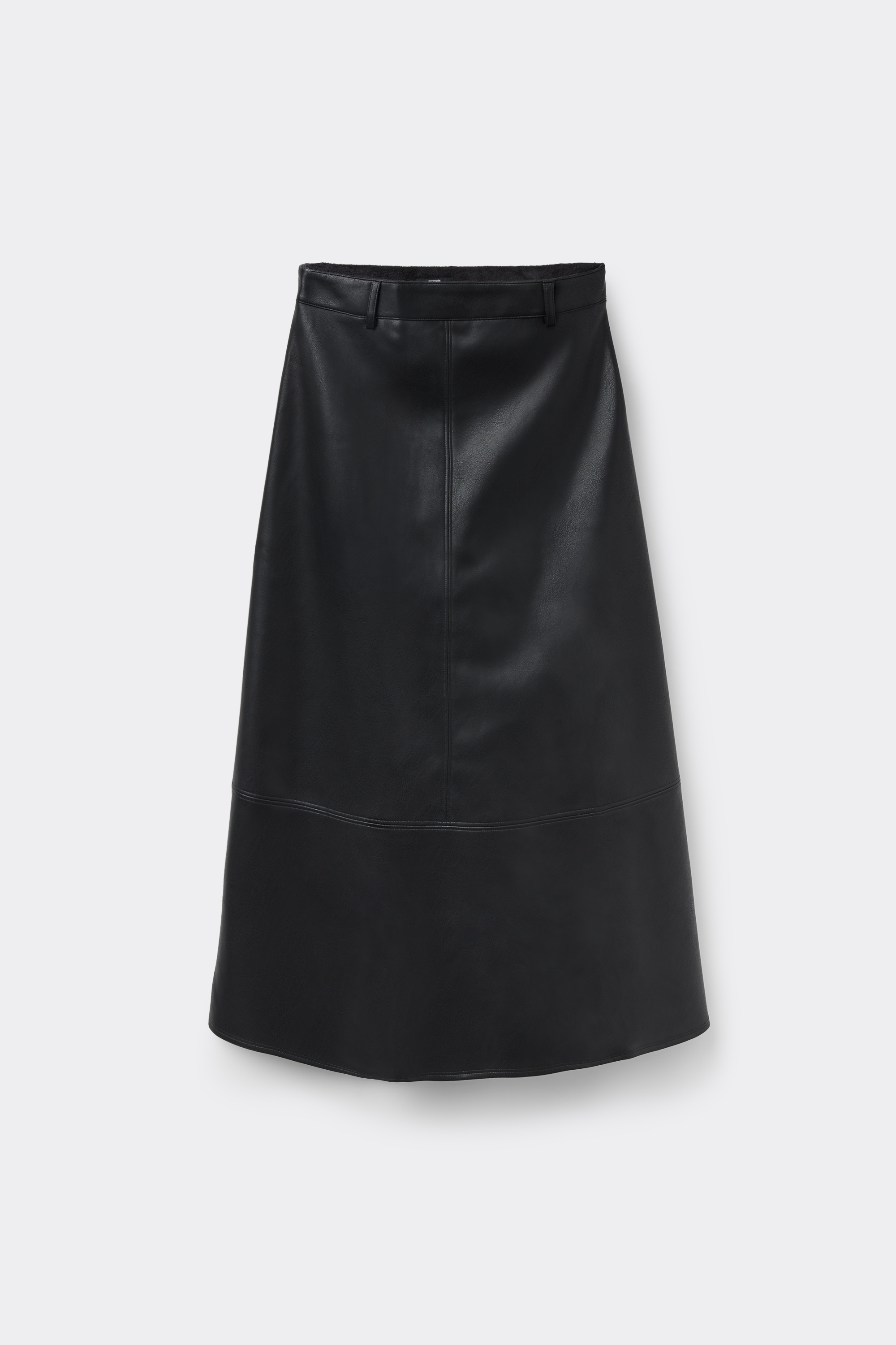 Jupe Midi Effet Cuir