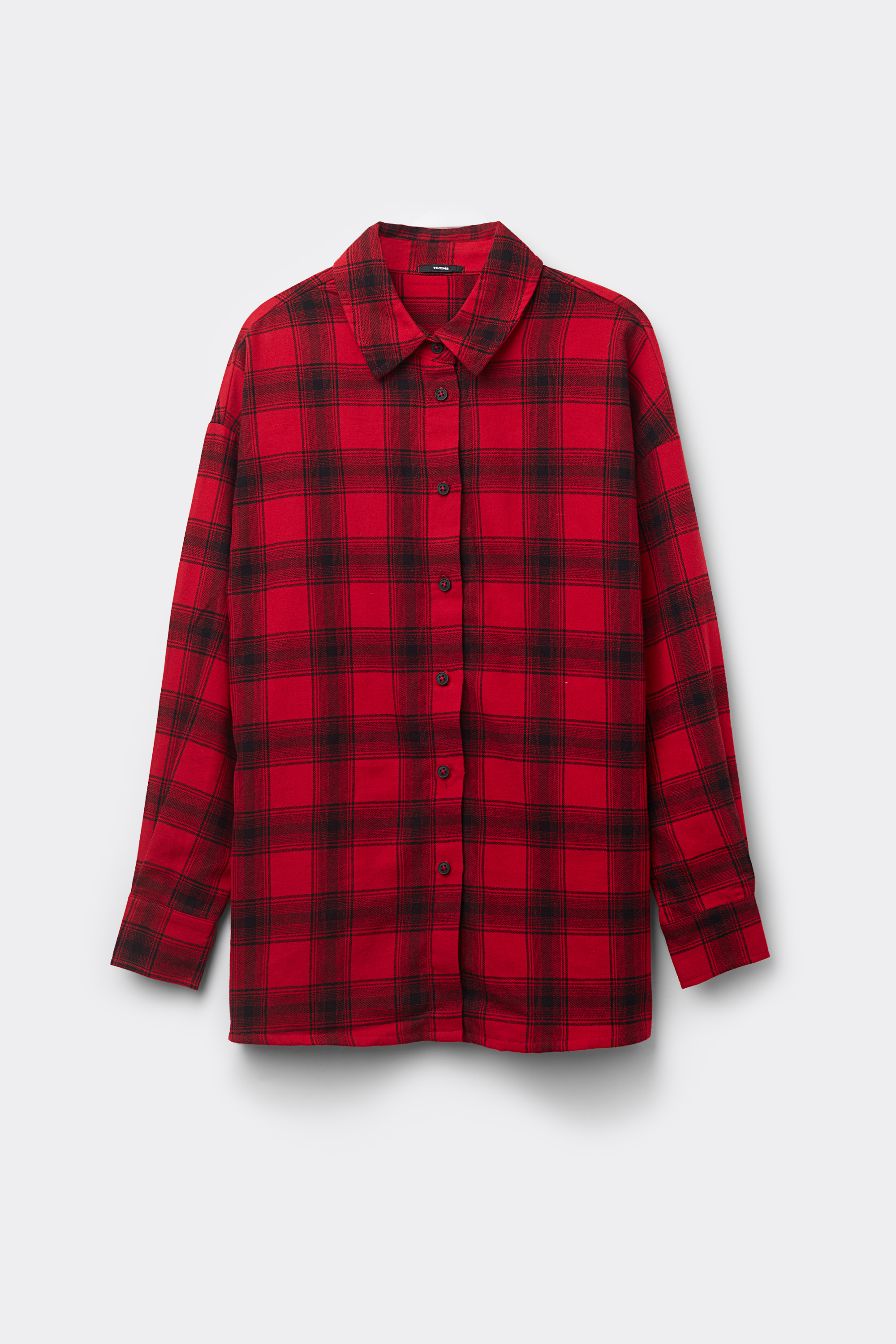 Long-Sleeved Flannel Shirt