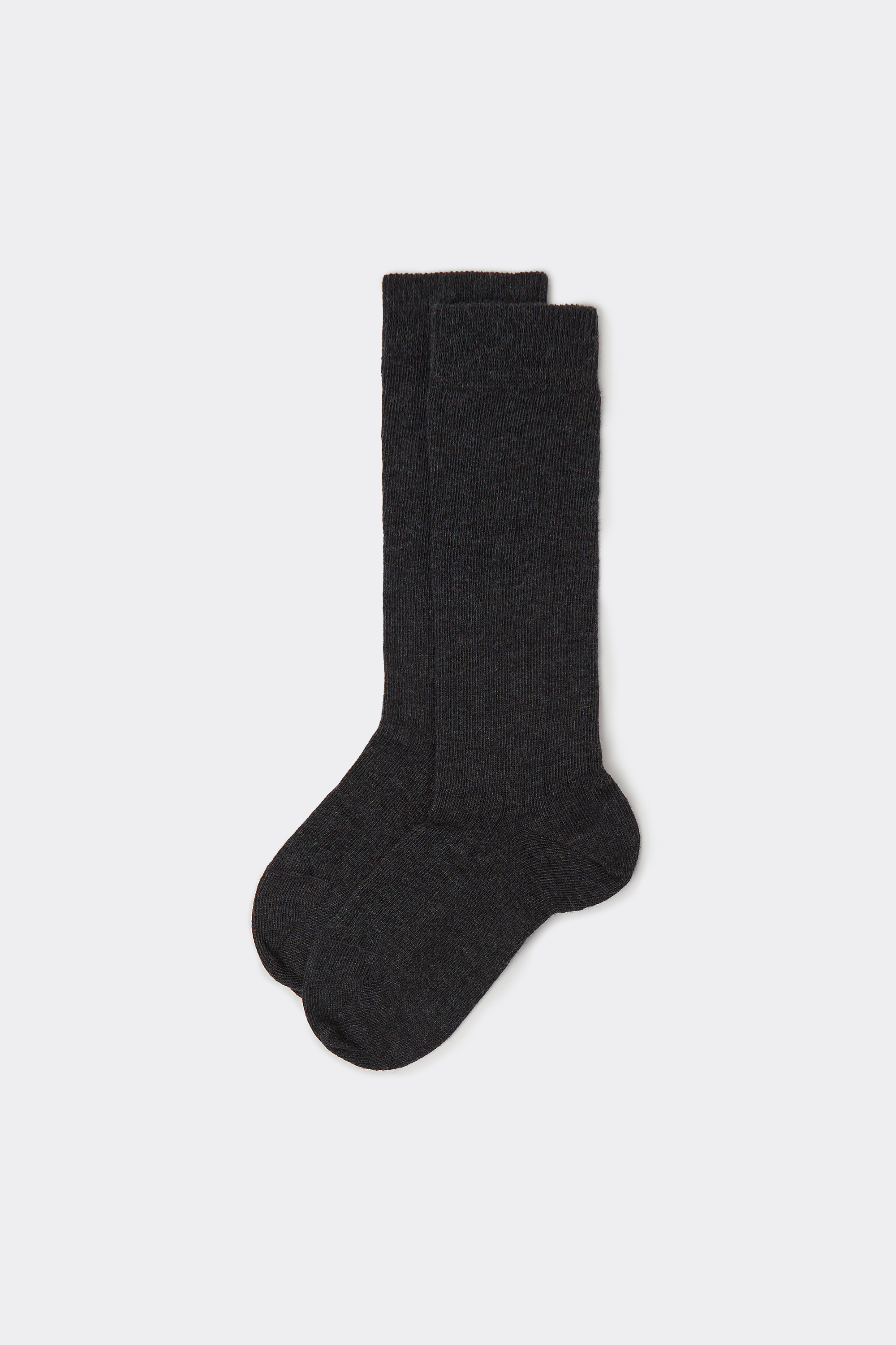 Boys’ Long Ribbed Cotton Socks