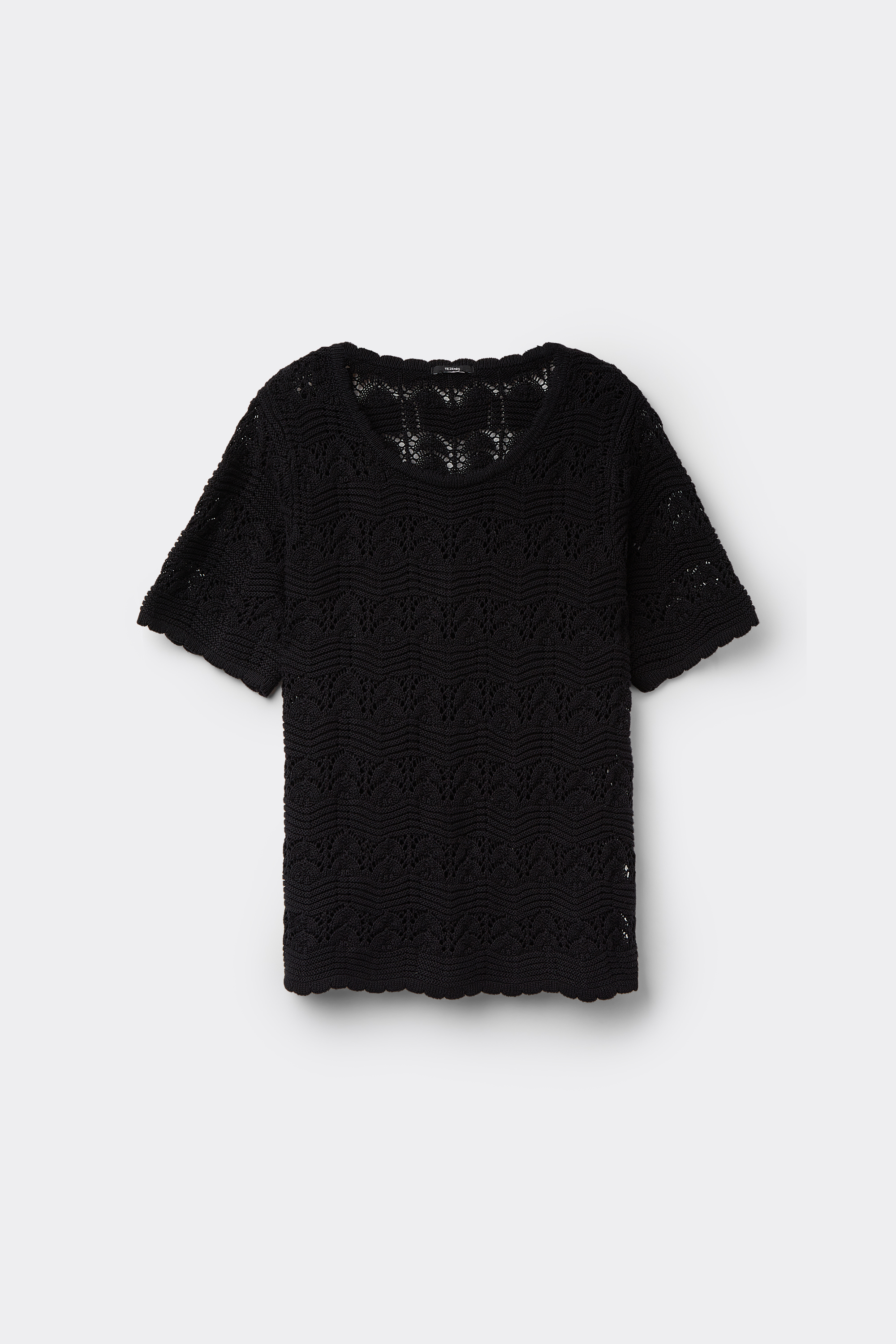 Half Sleeve 100% Cotton Crochet Top