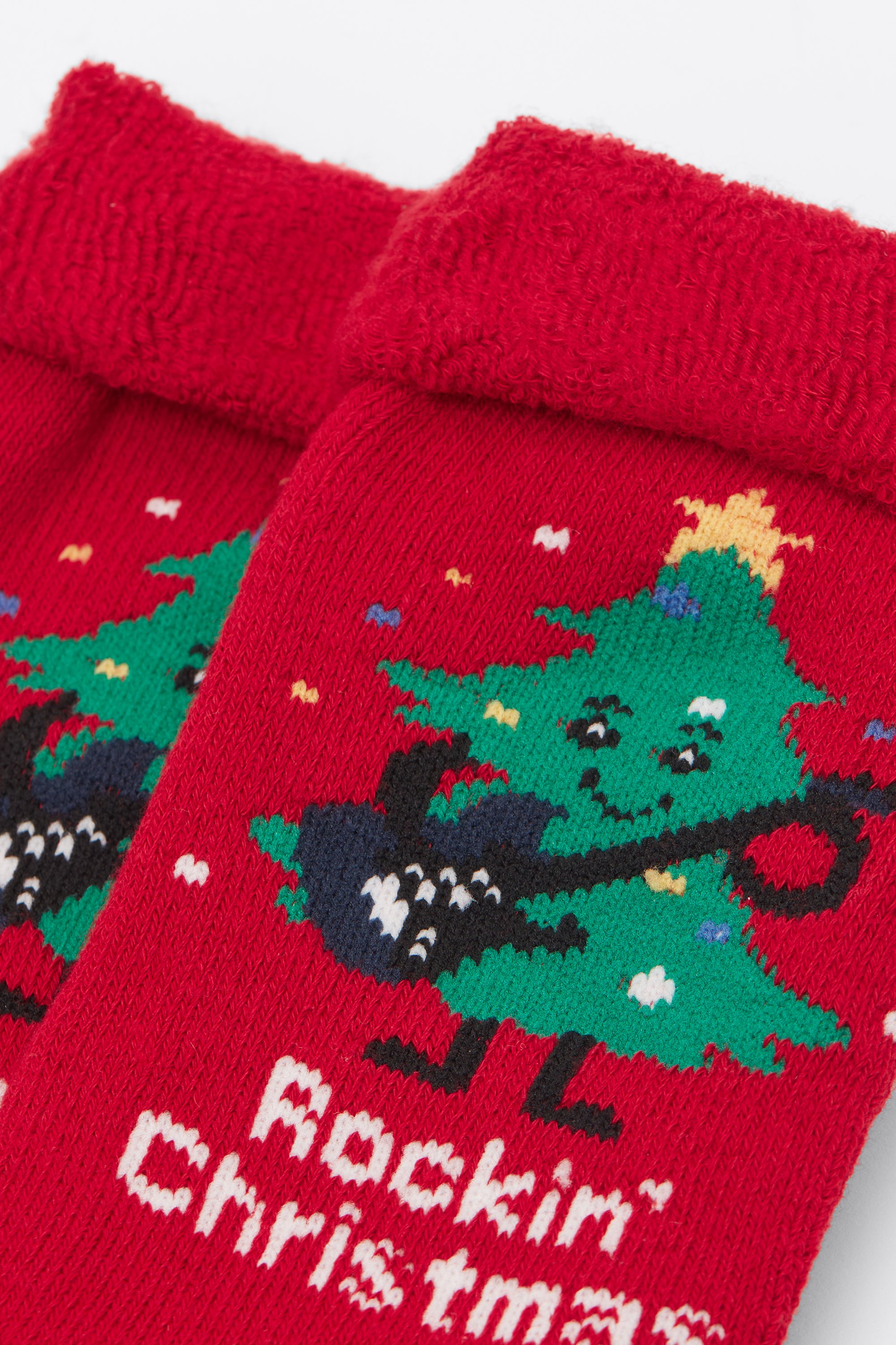 Men's Thick Non-Slip Socks with Christmas Print