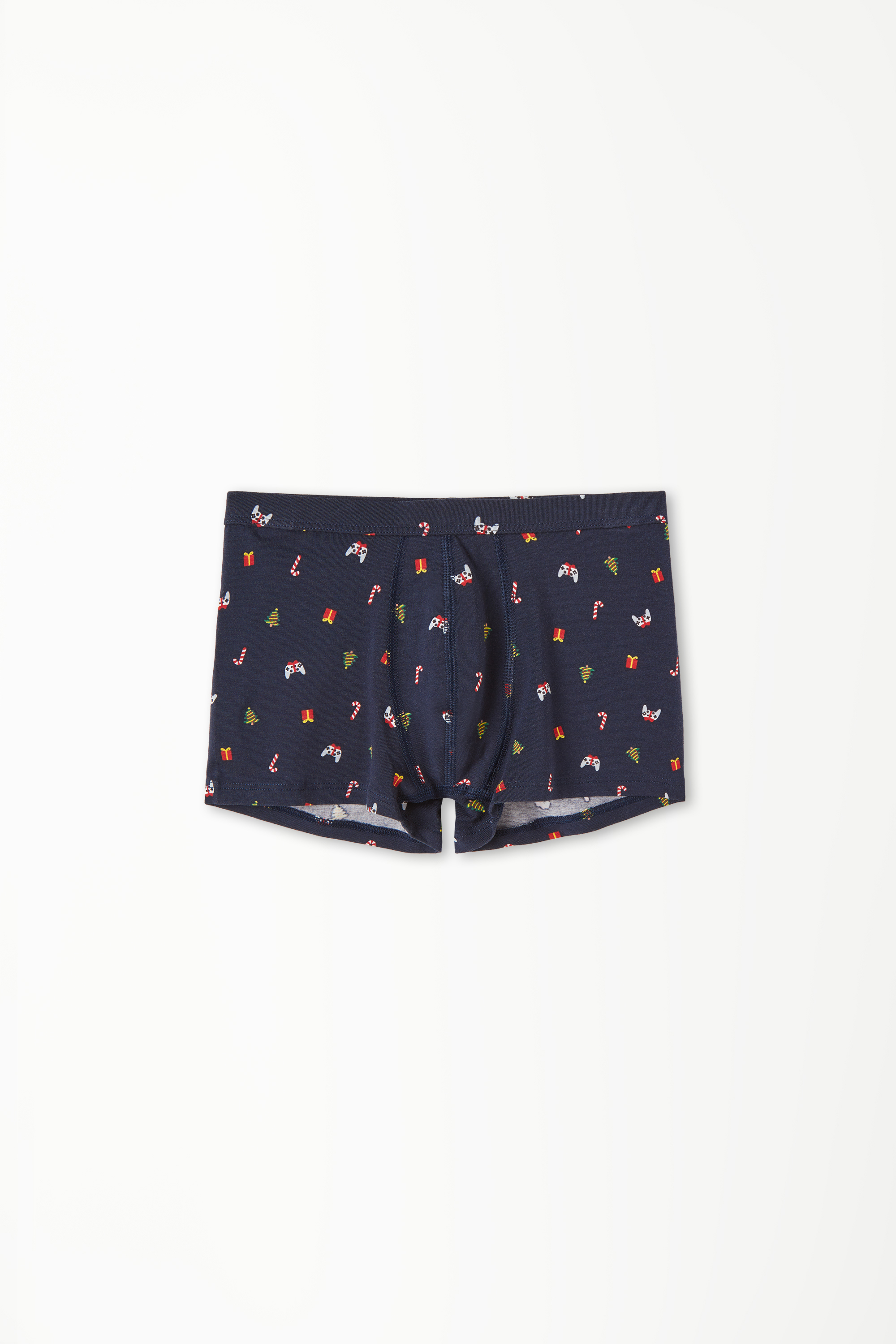 Boys' Christmas Print Cotton Boxers