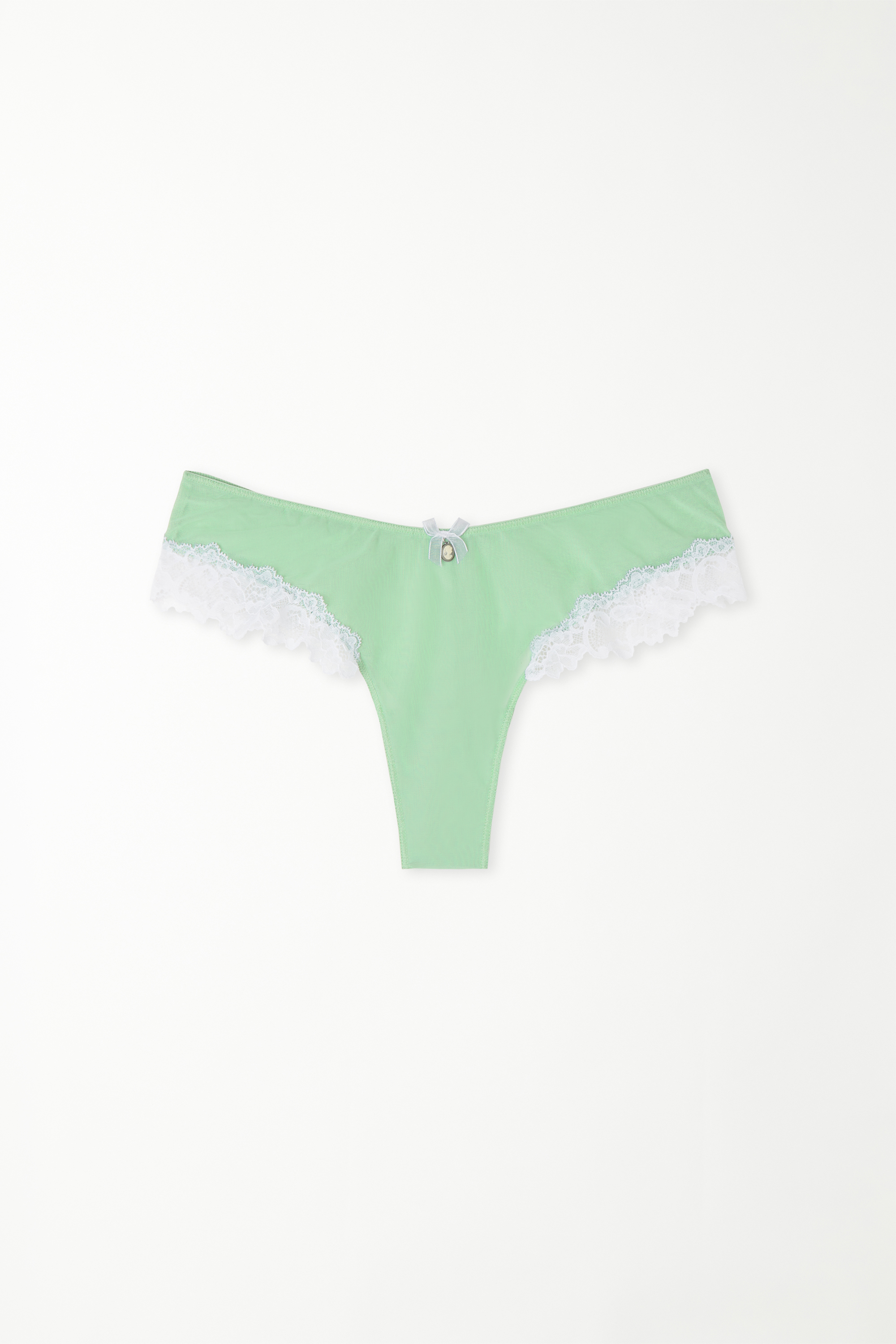 Soft Mint Cammeo Brazilian Panties