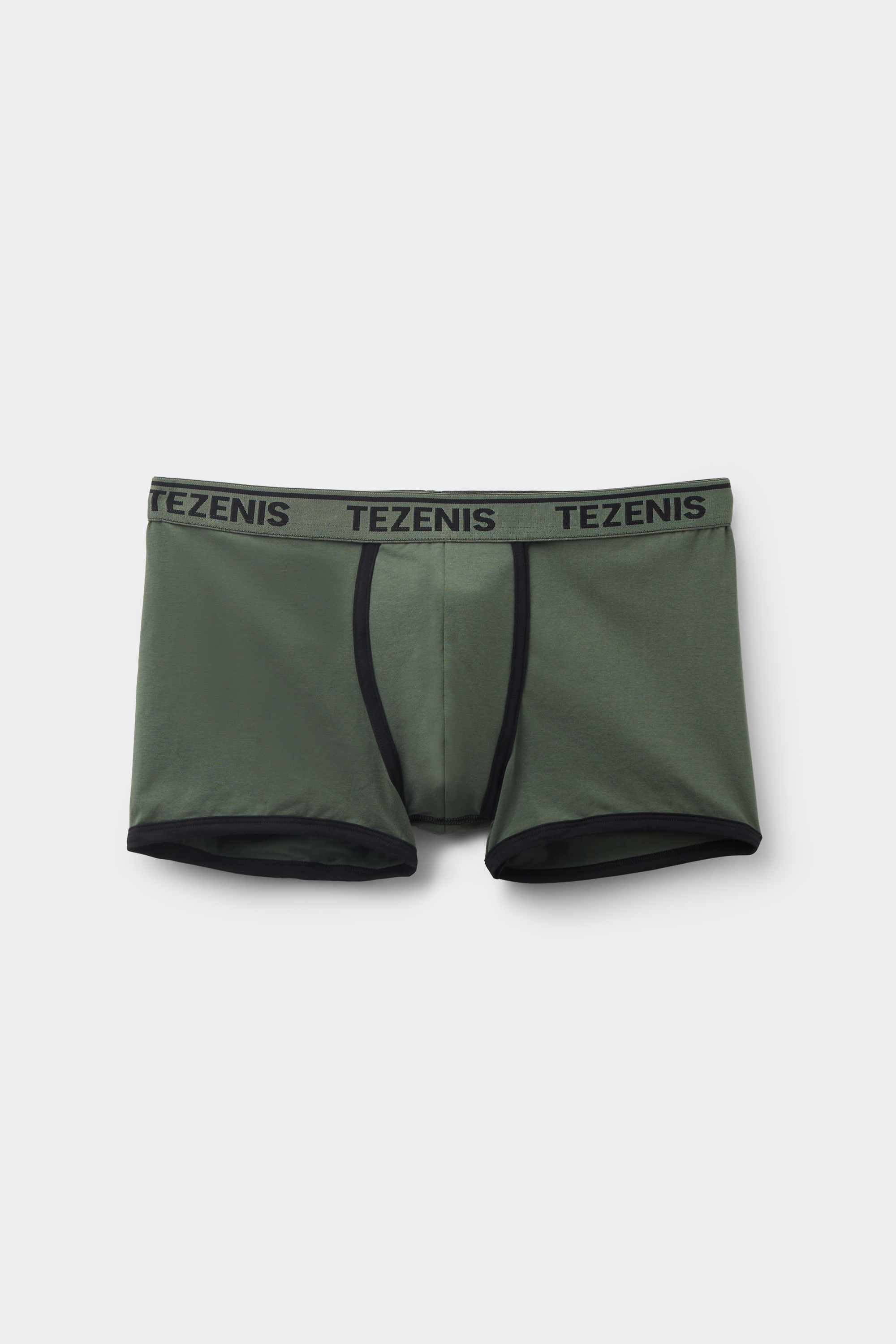 Organic Cotton Boxers with Contrasting Trim and Logo