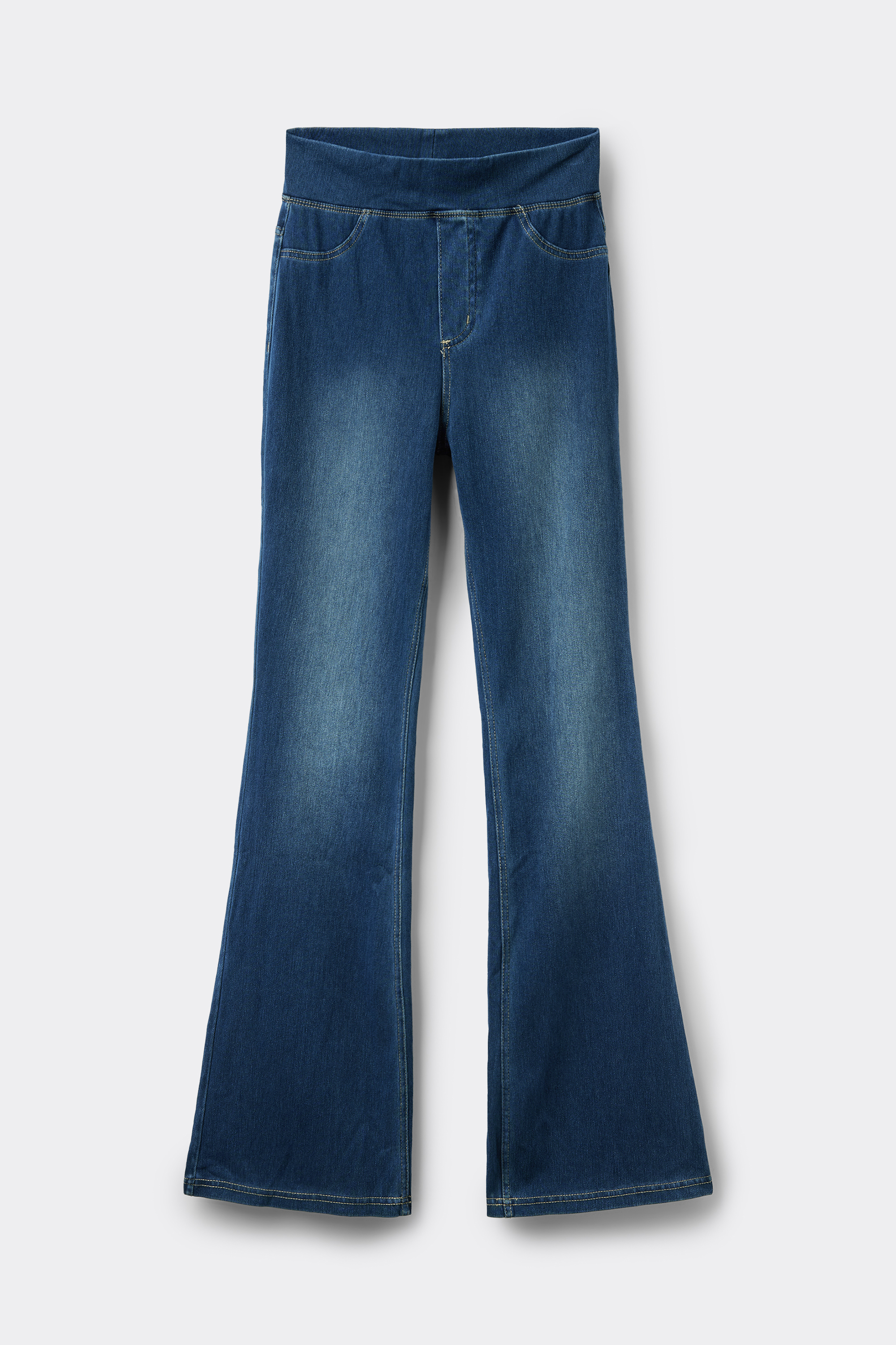 Pantaloni Lunghi Flare Soft Flex Denim