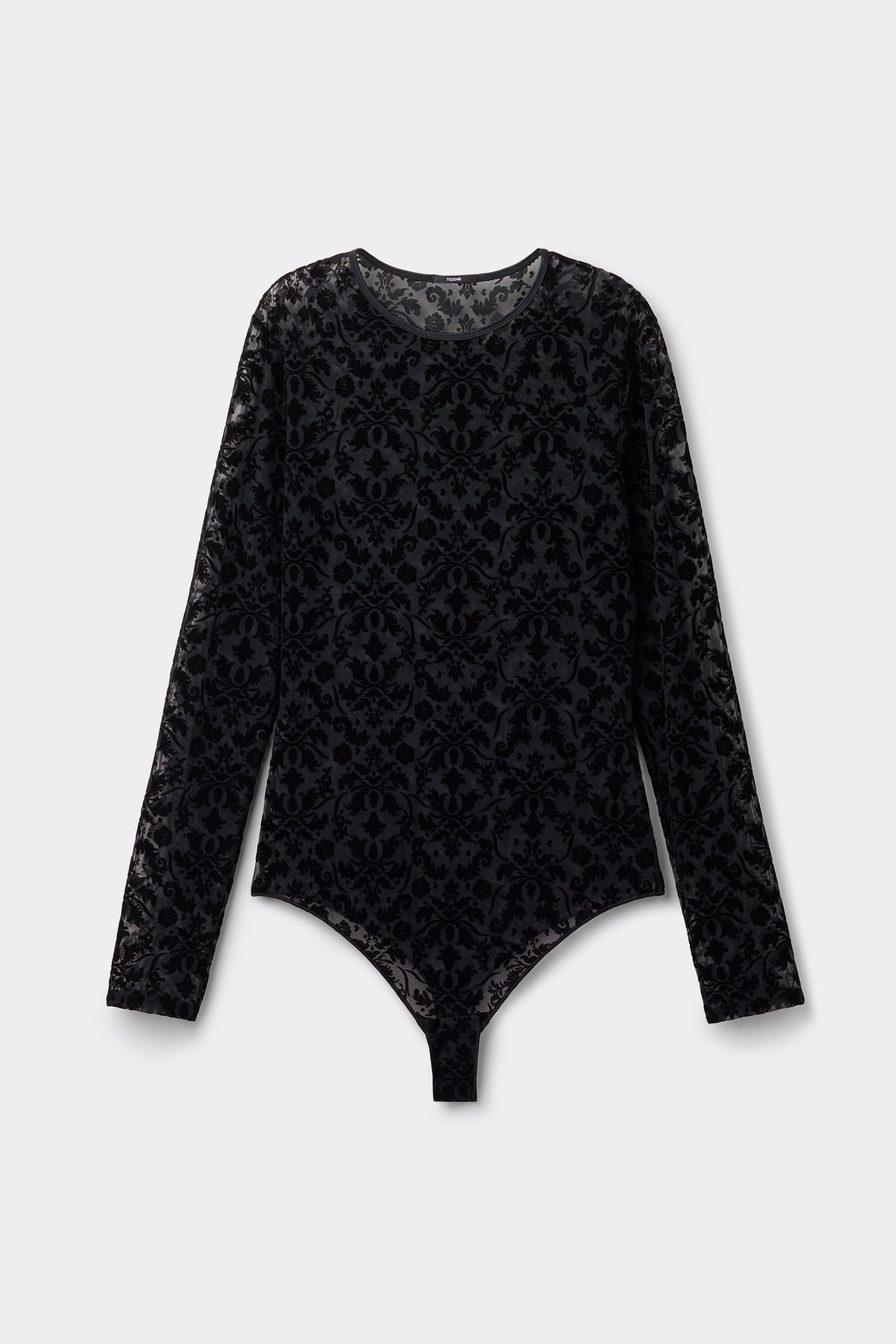 Body Mânecă Lungă Guler Rotund Velvet Noir