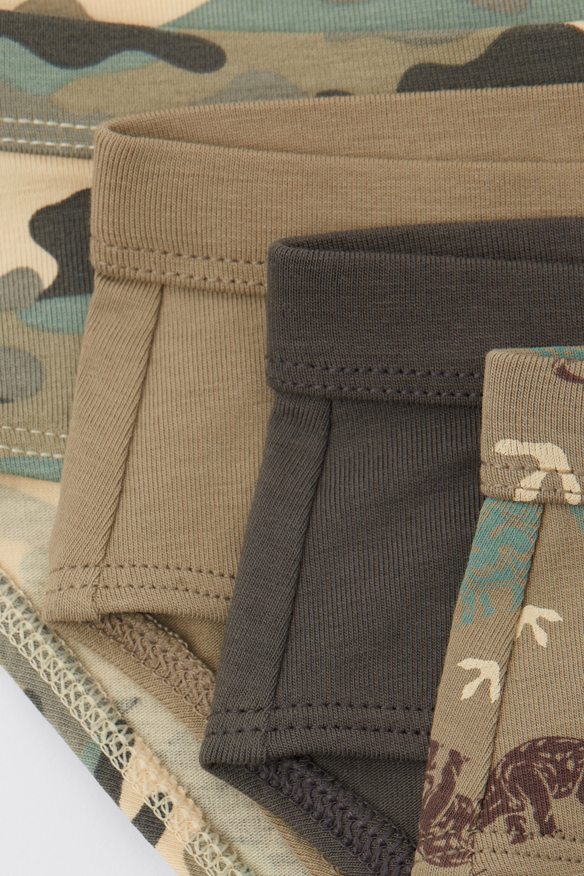 4 Paar Jungen-Slip aus Baumwolle mit Print