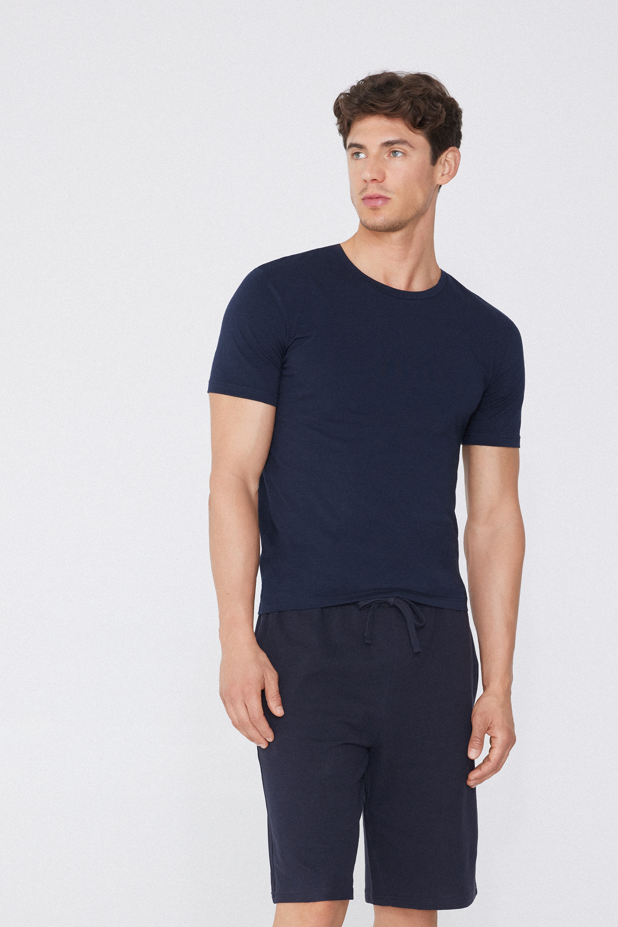 Stretch Cotton T-Shirt