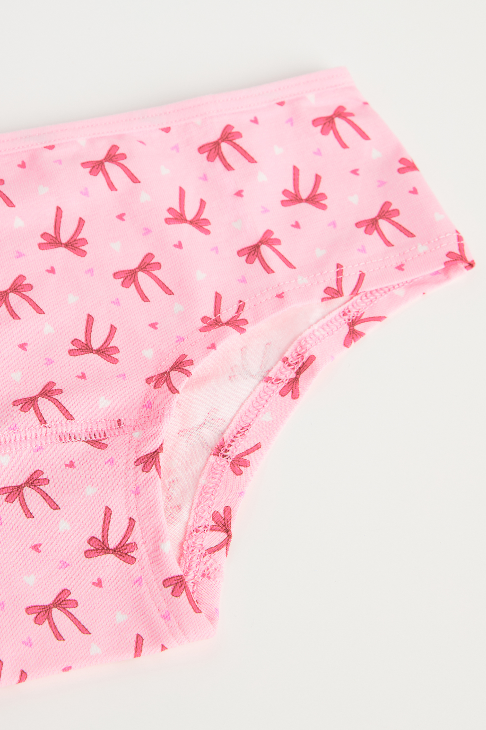 Girls’ Basic Printed Cotton French Knickers