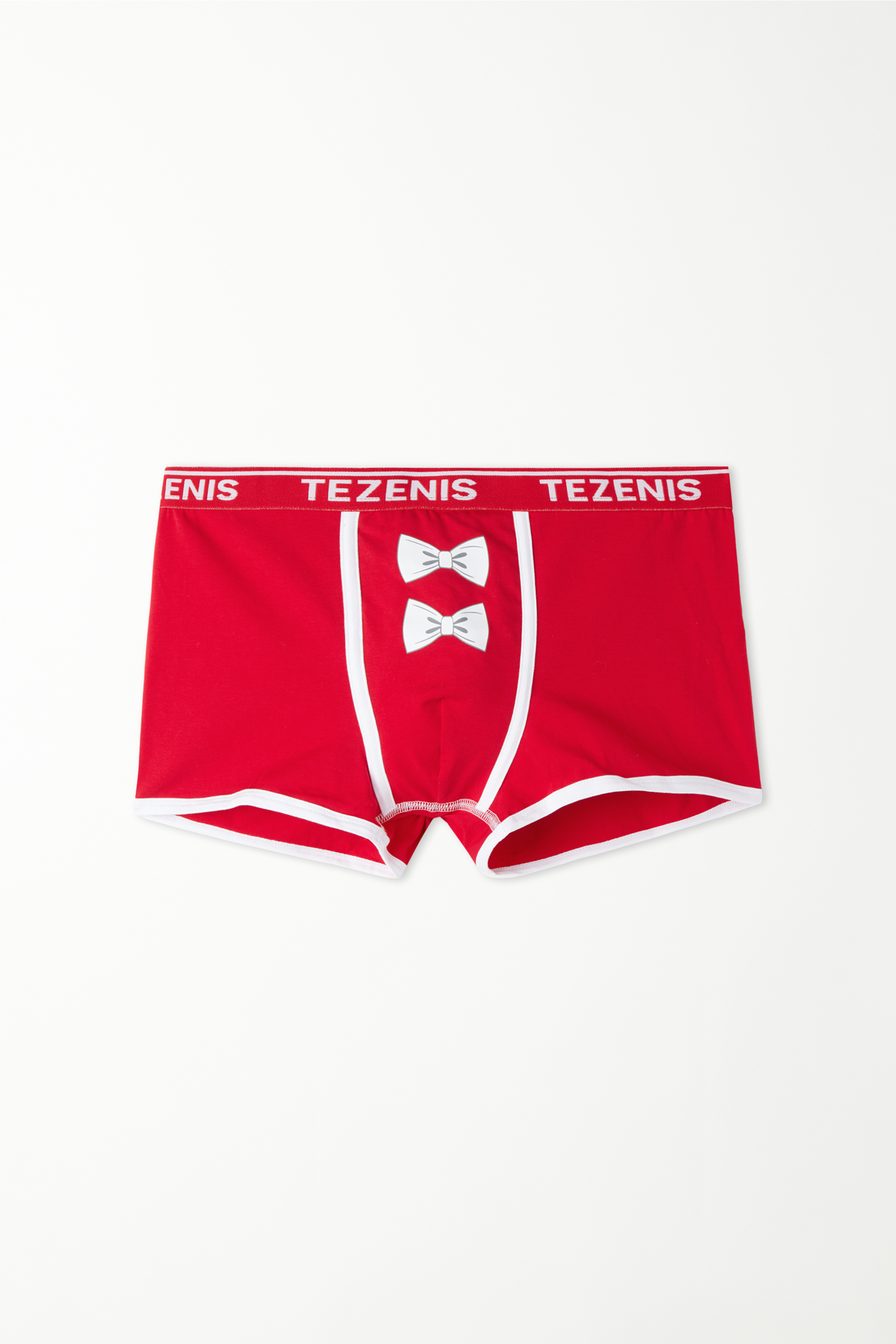 Cotton Boxers with Logo and Christmas Print
