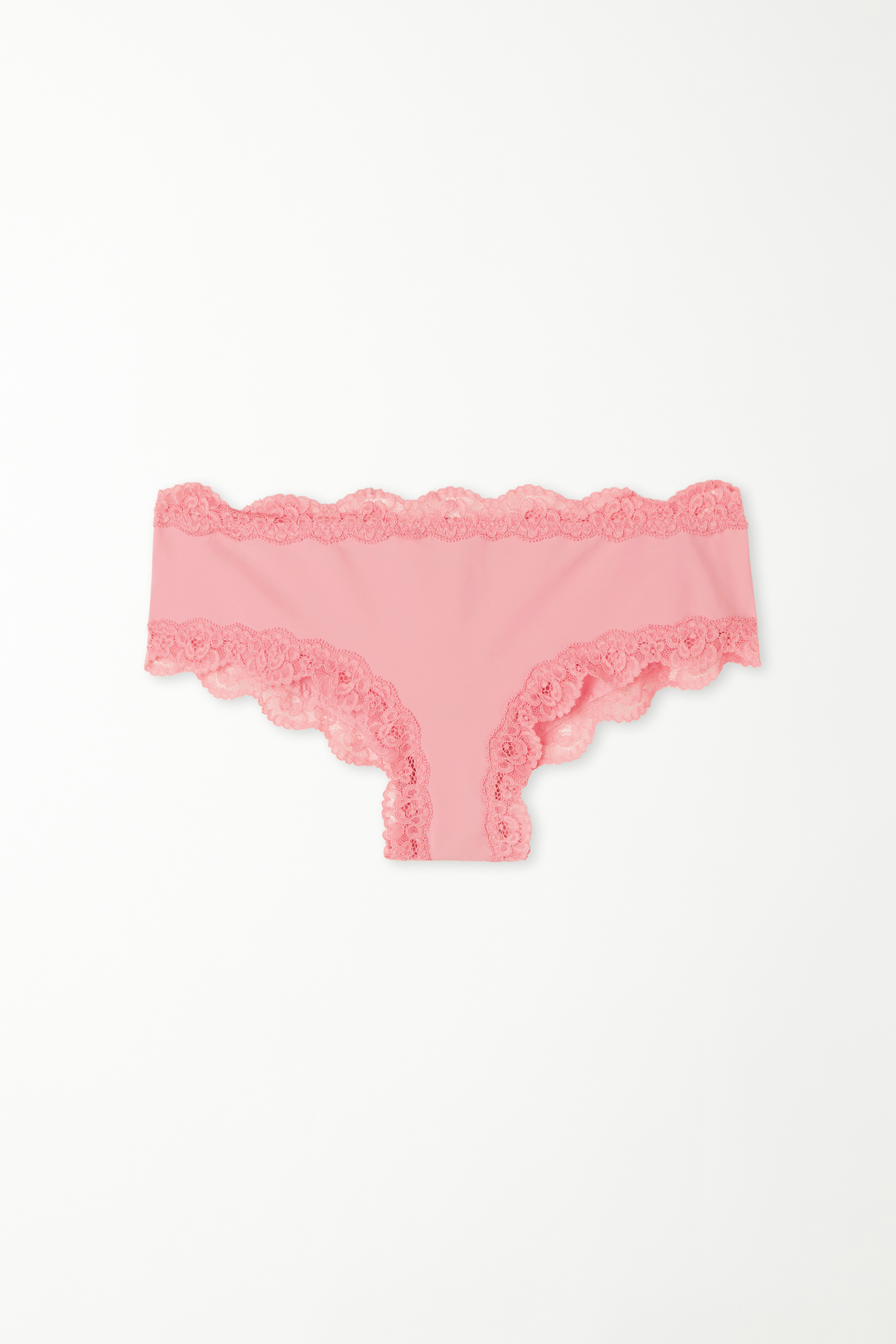 Lace and Microfiber Cheeky Hipster