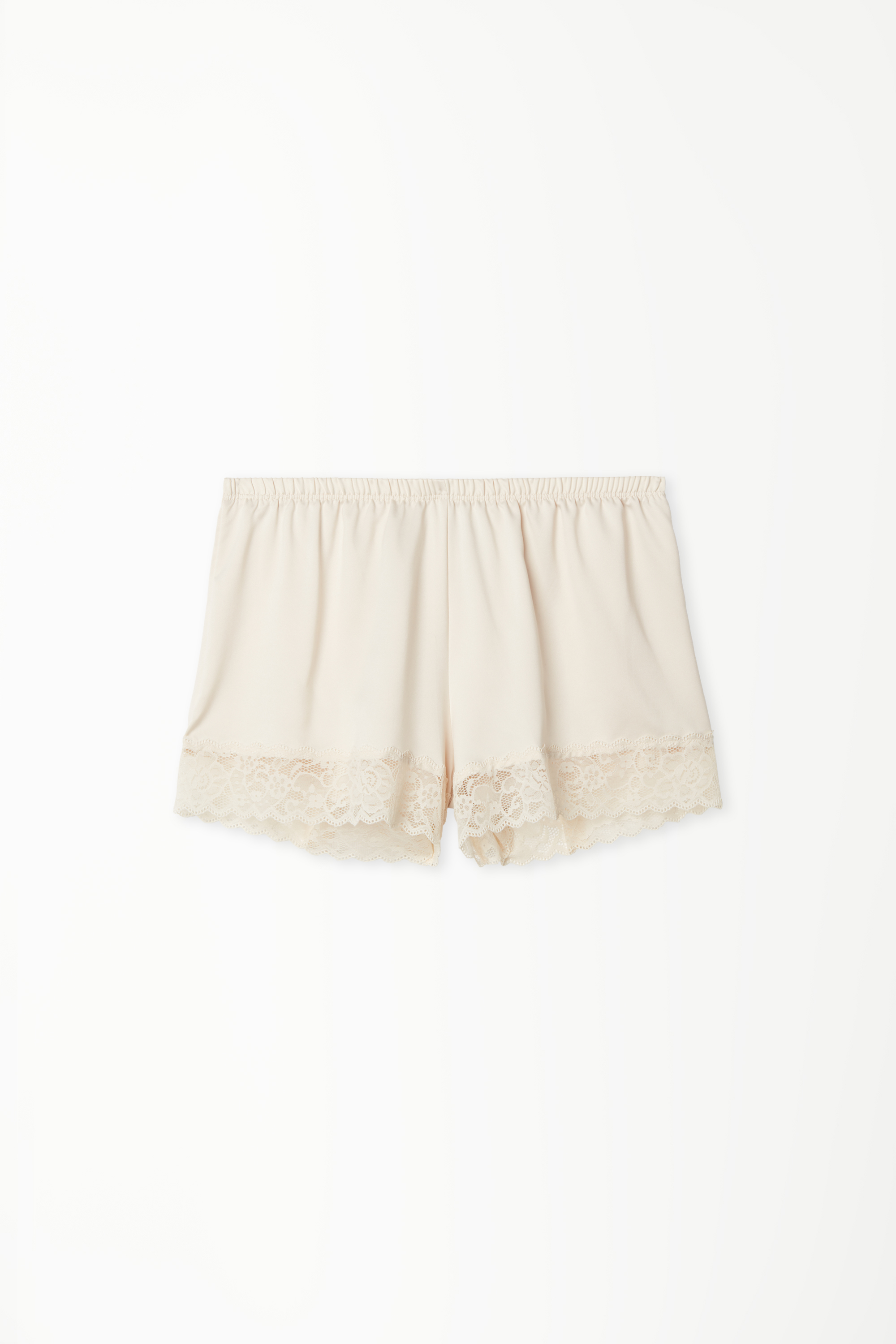 Lace and Satin Shorts