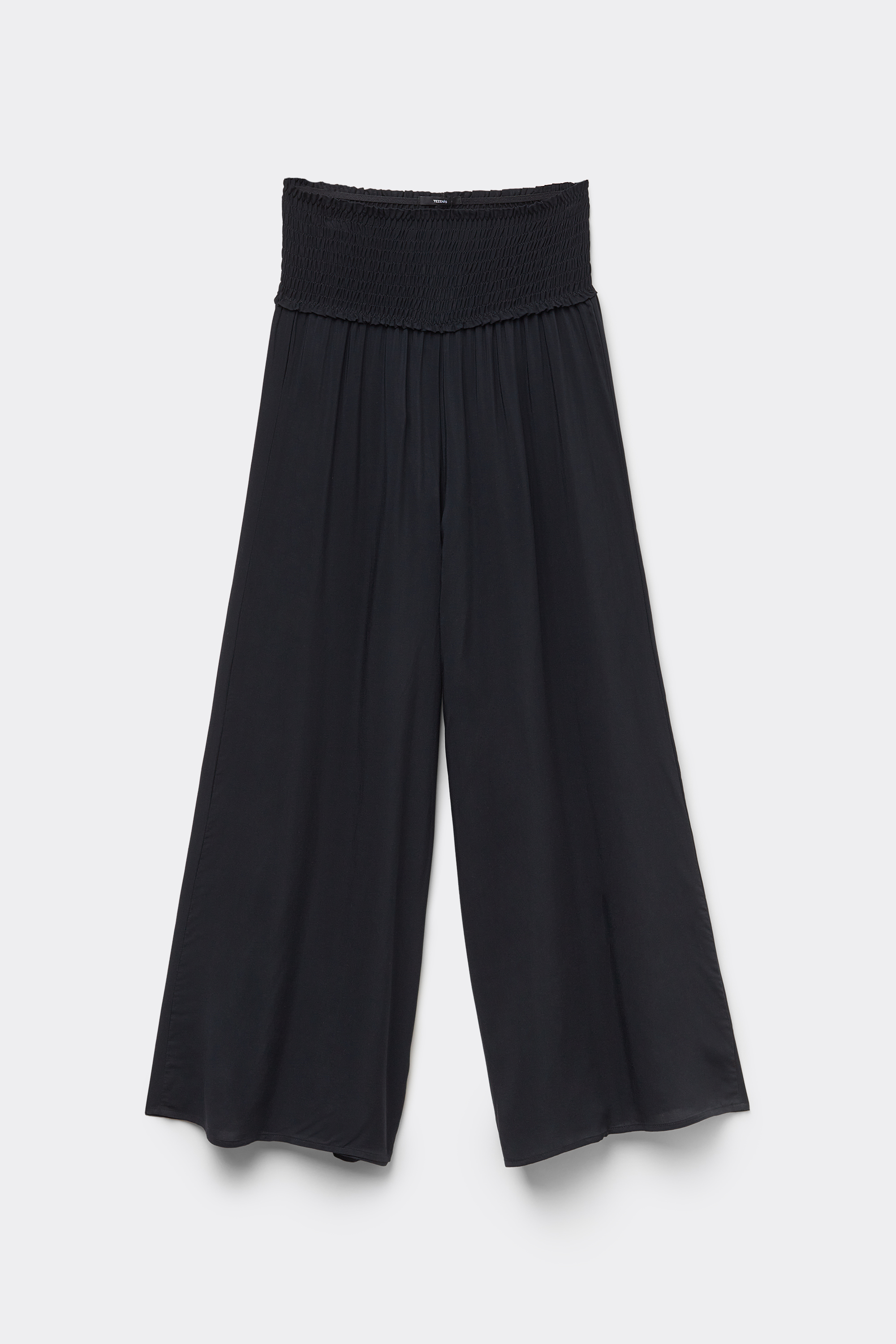 Smocked Canvas Hakama Pants