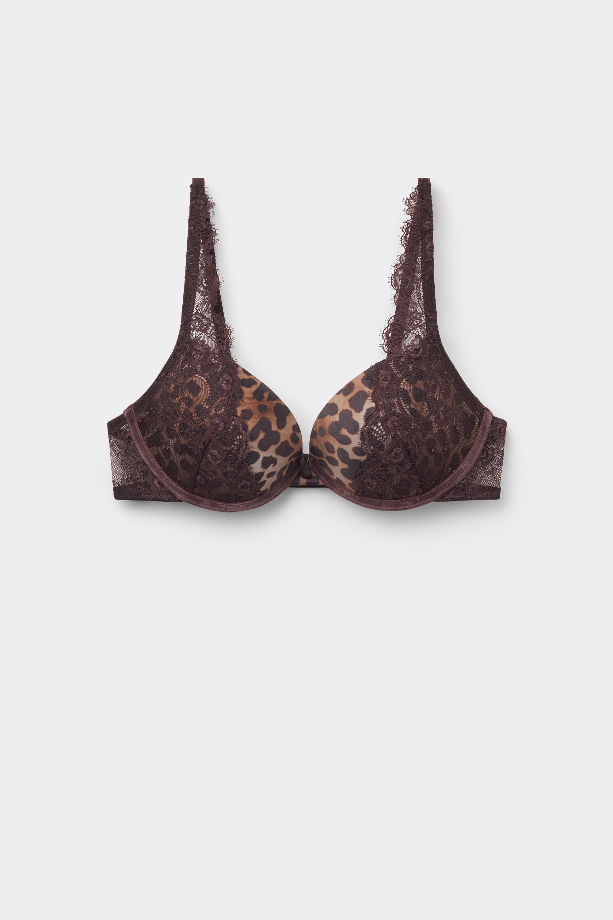 Athens Classy Animal Print Push-up Bra