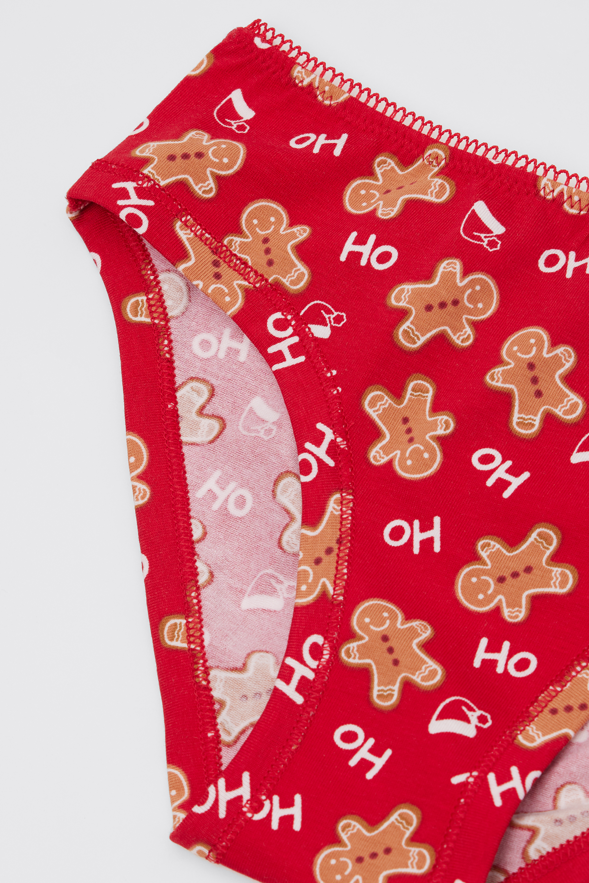 Girls' Cotton Briefs with Christmas Print