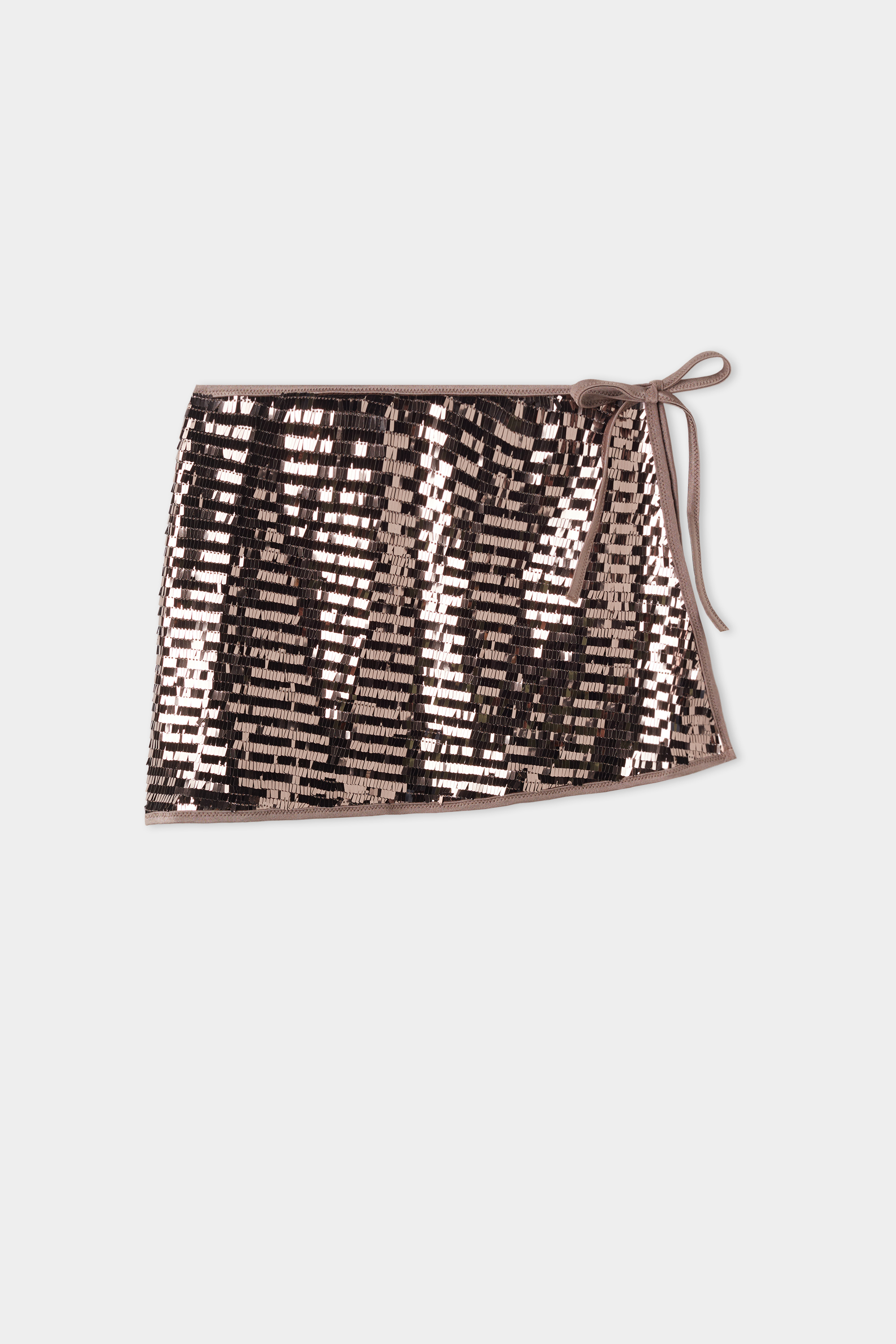 Riviera Sequin Mini Sarong Skirt
