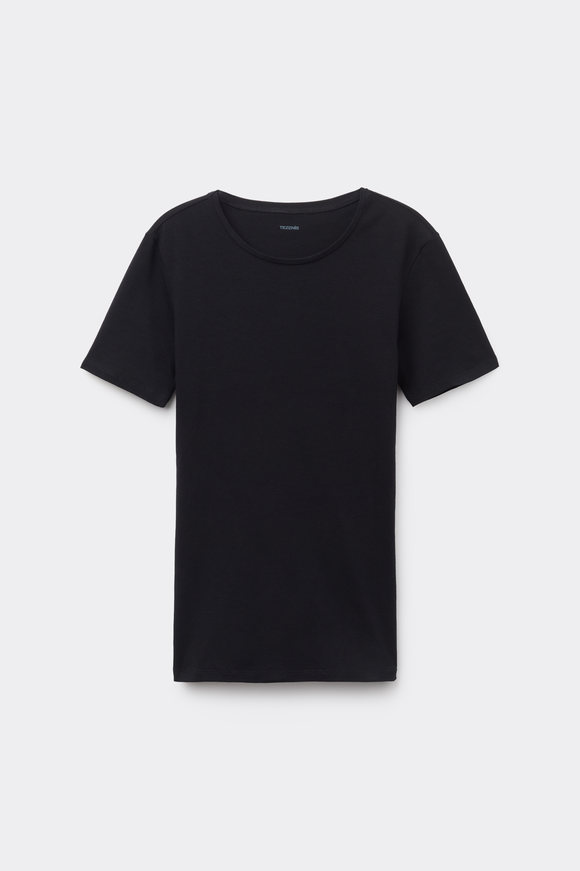 Crew Neck T-Shirt in Stretch Cotton
