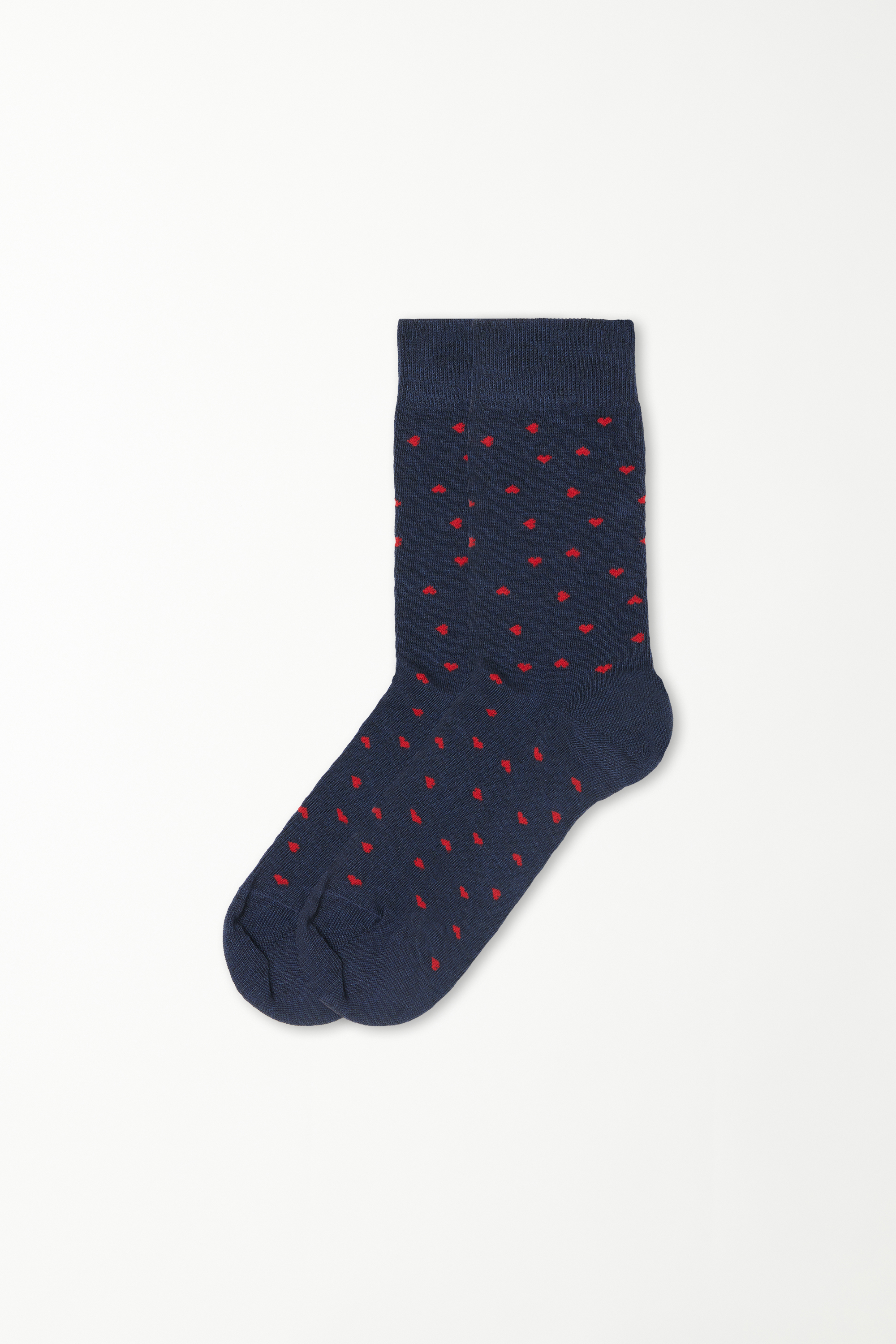 Halbkurze Herren-Socken aus gemusterter Baumwolle