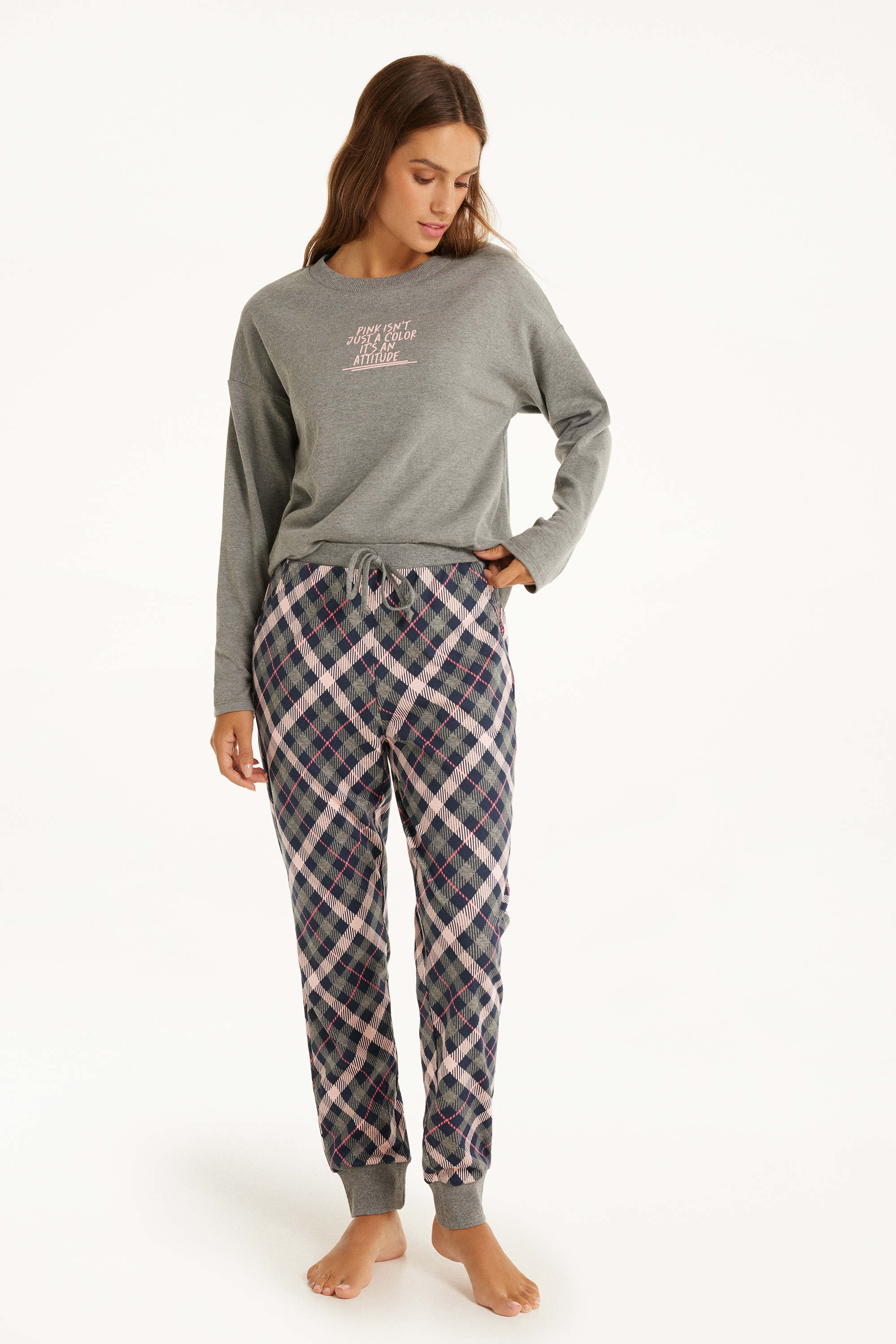 Pantalone Lungo Cotone Stampato