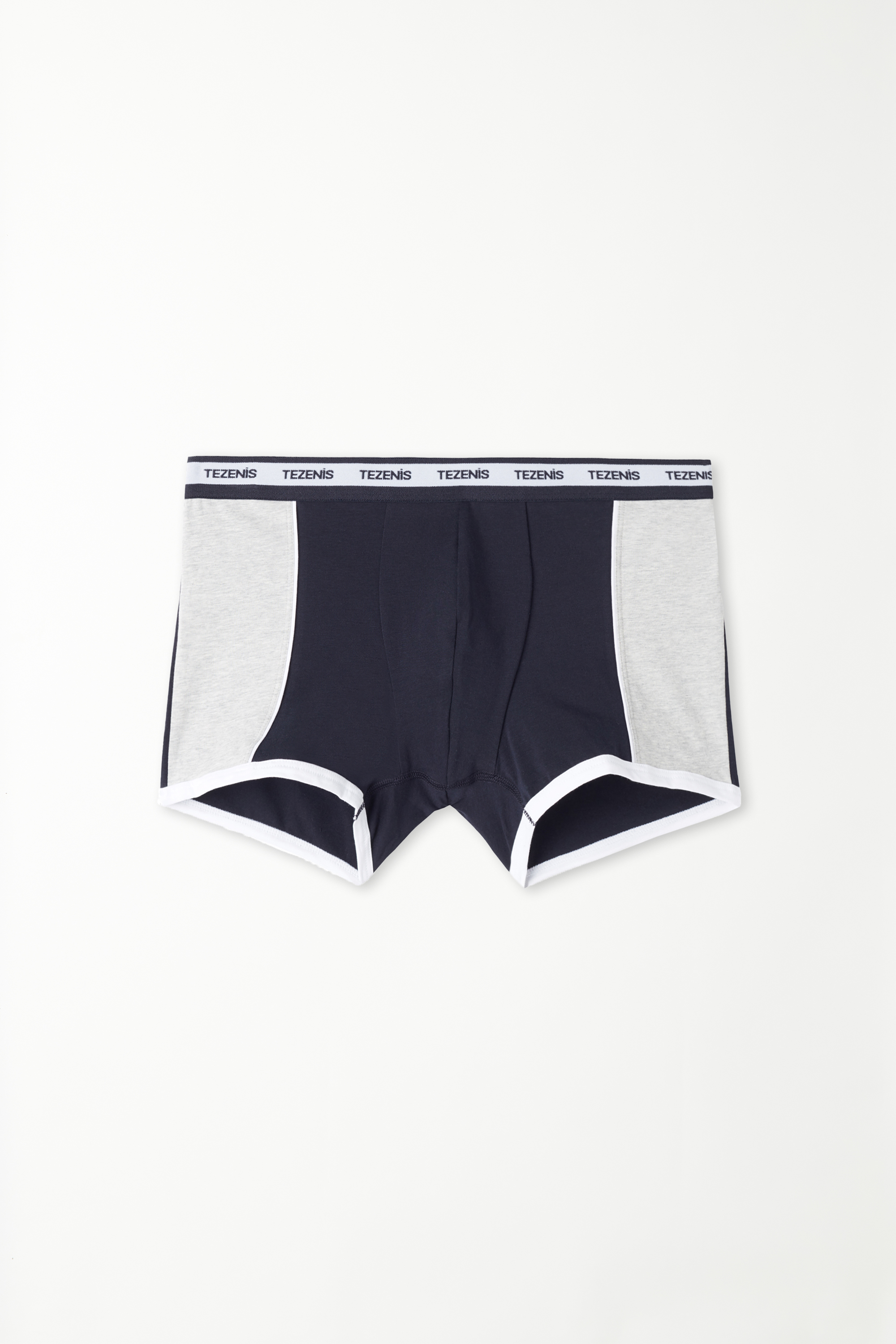 Boxers Algodão Bicolor com Elástico com Logótipo