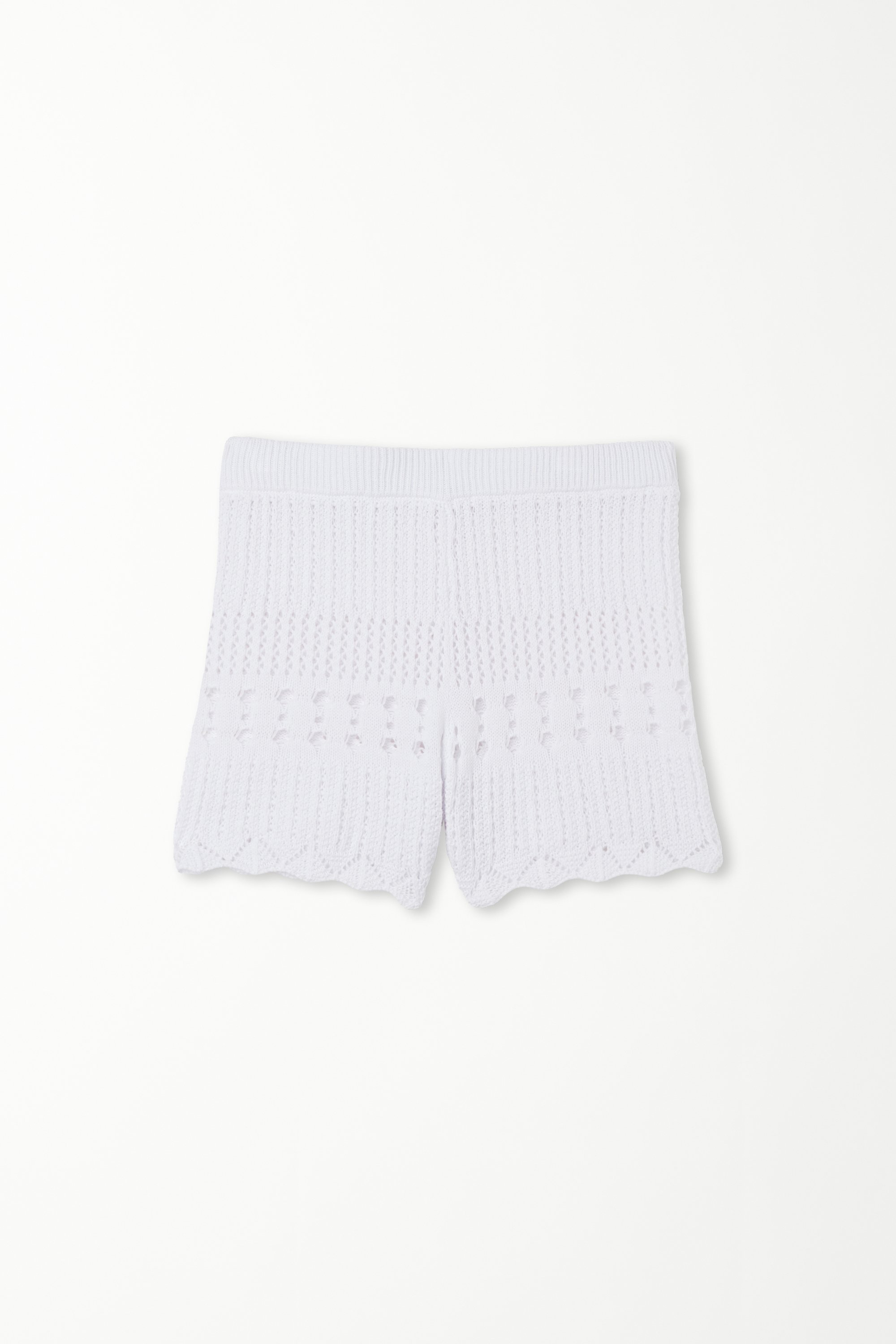 High Waisted Crochet Shorts