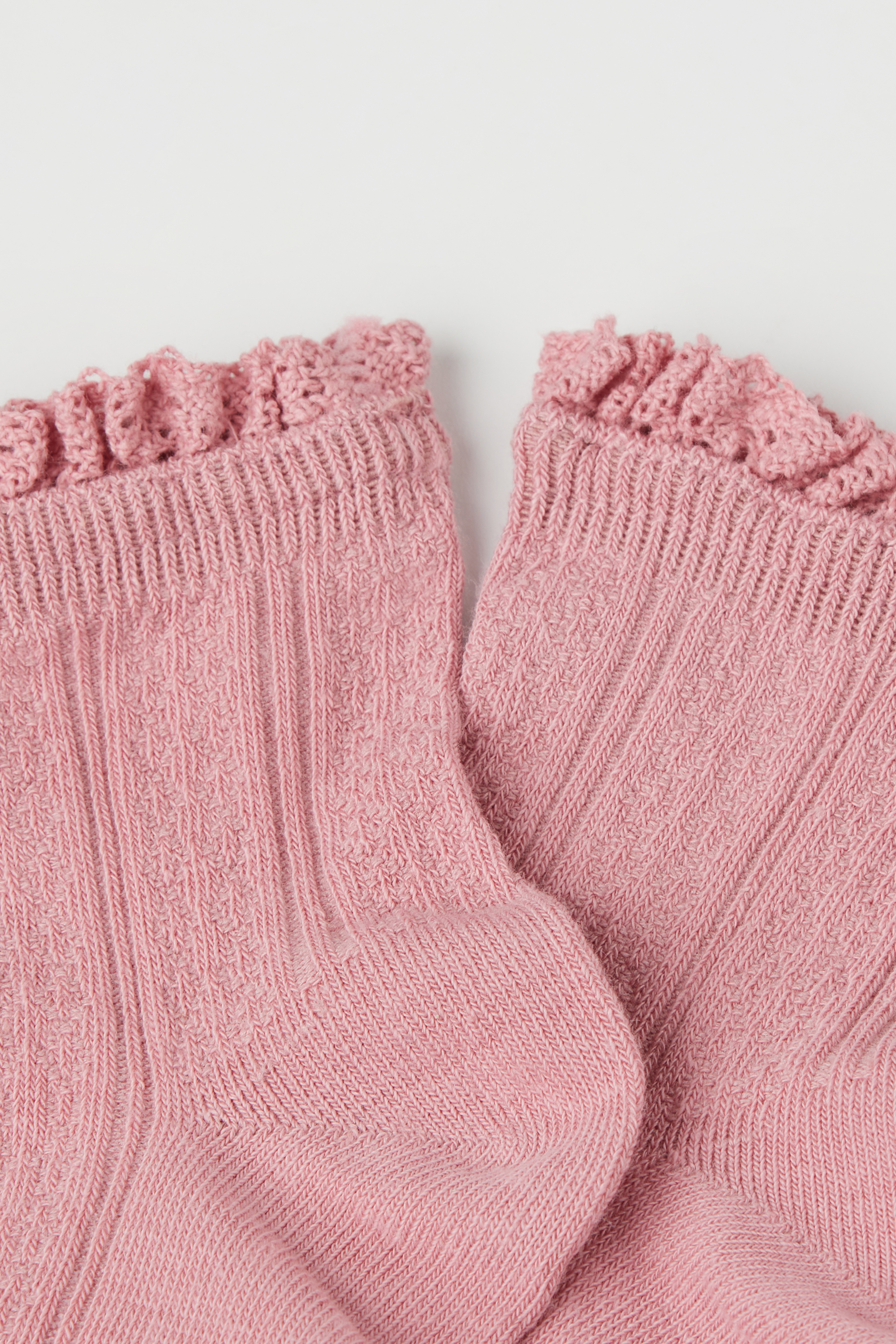 Girls’ Short Ruffled Socks