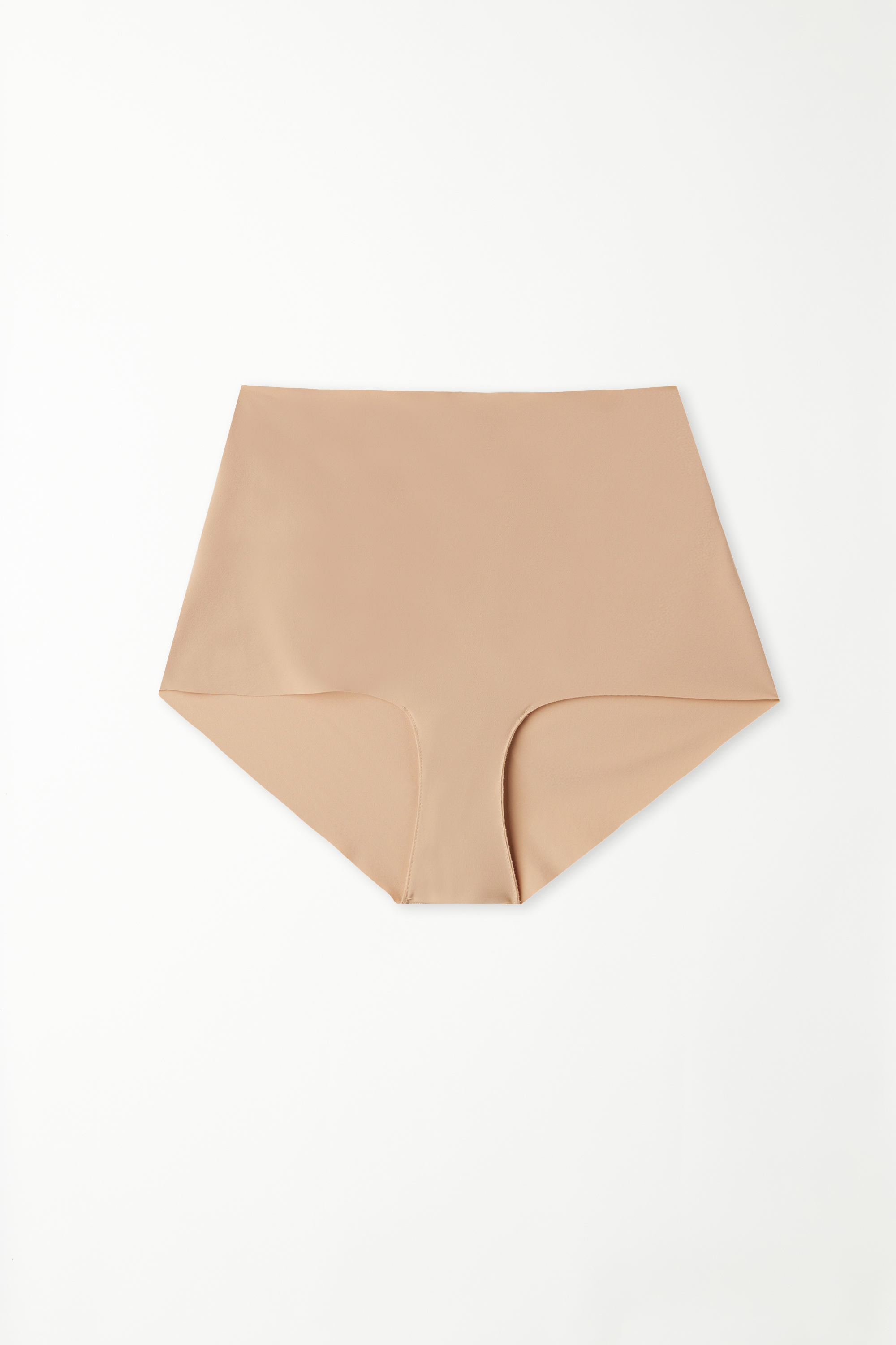 Culotte Taille Haute en Microfibre Sans Couture