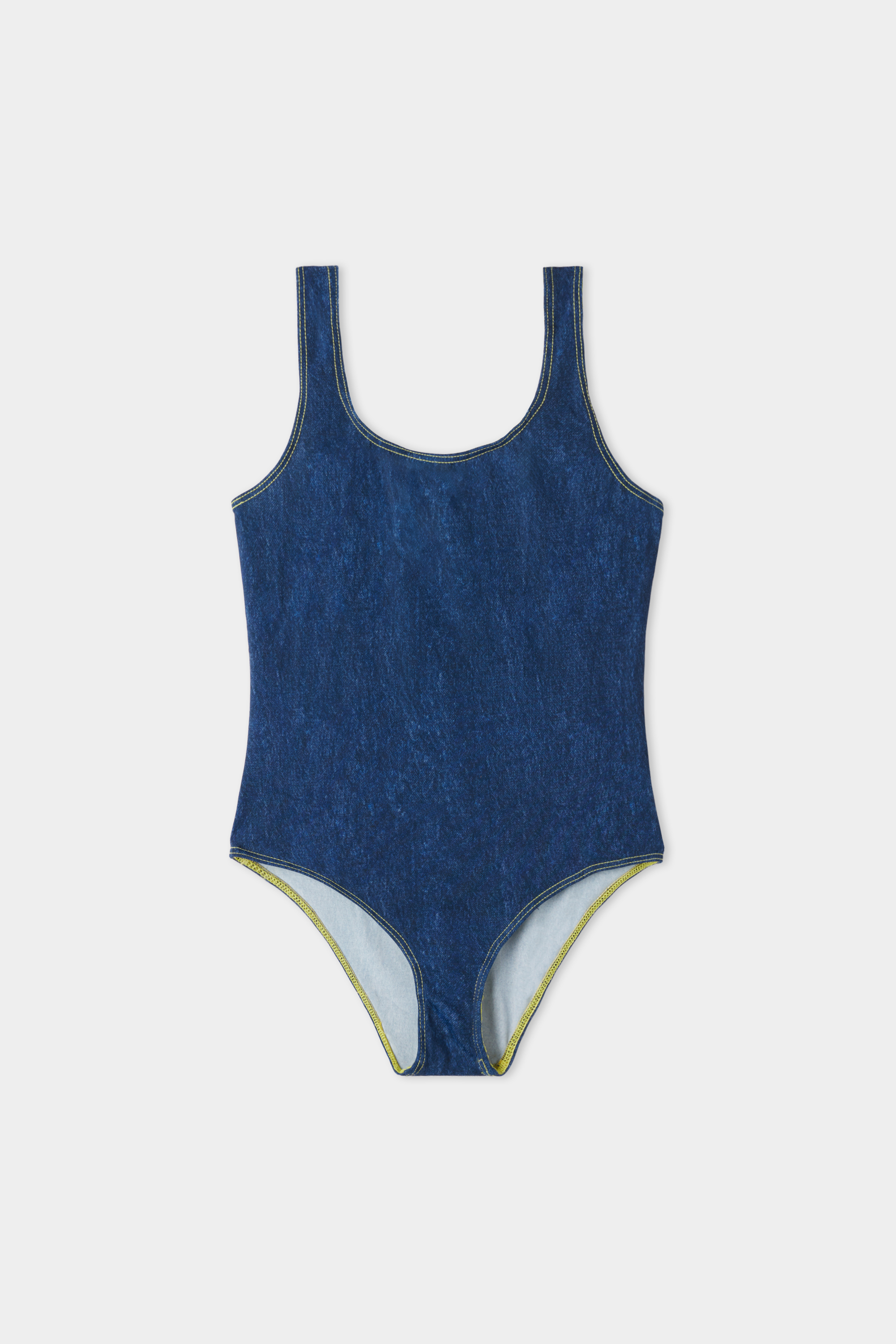 Girls’ Denim One-Piece Swimsuit