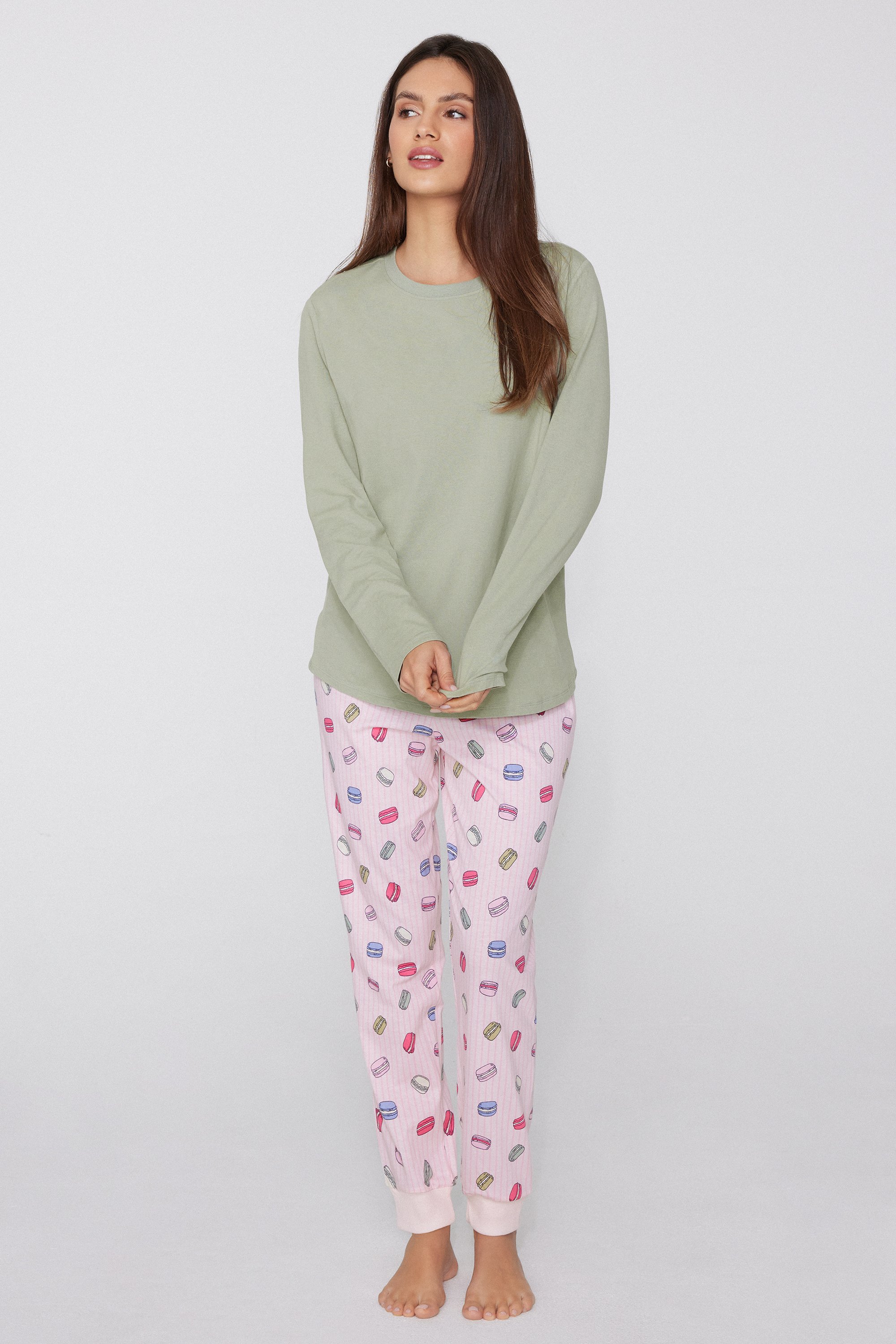 Maglia Manica Lunga Girocollo Cotone e Modal