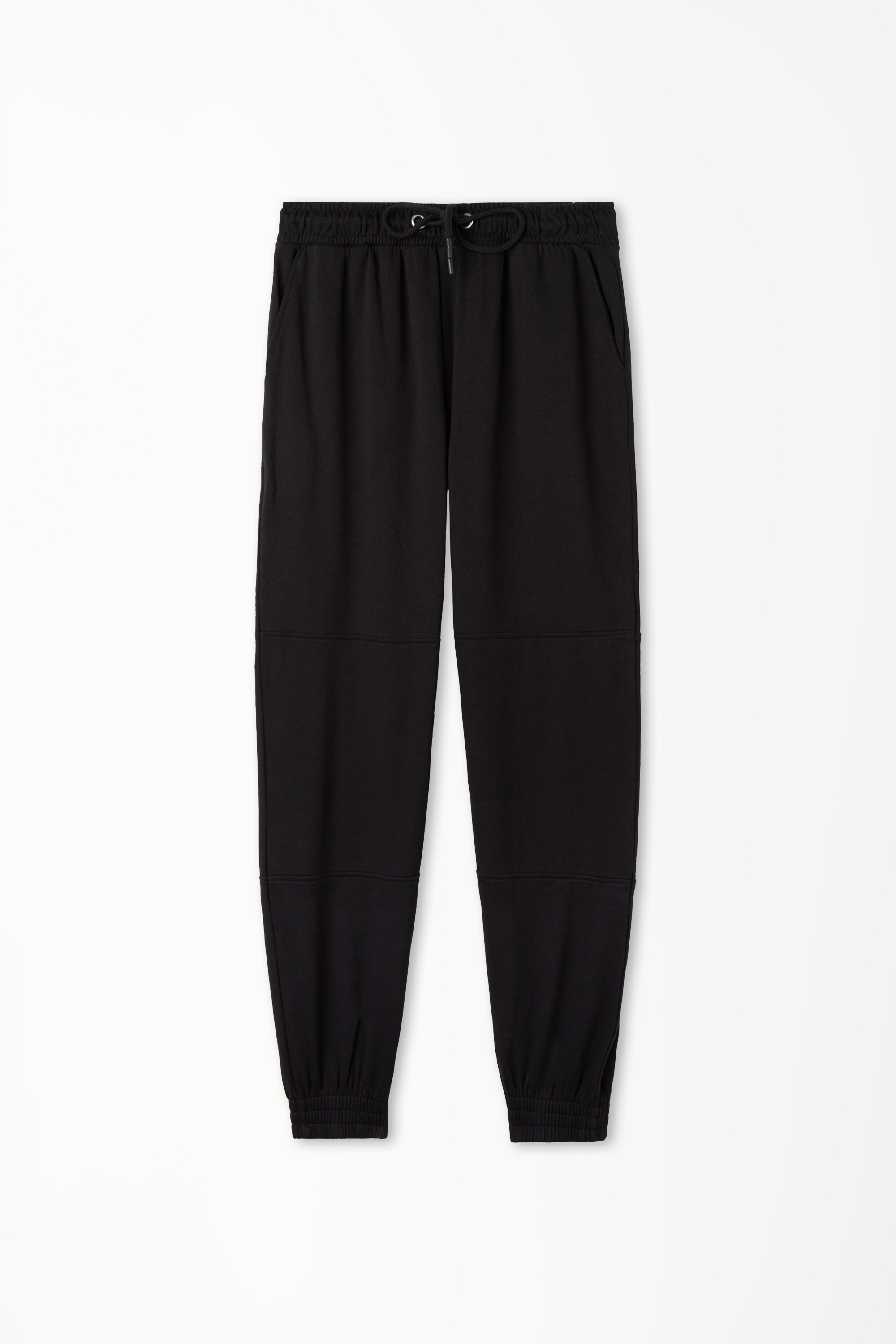 Fleece Joggers with Stitching