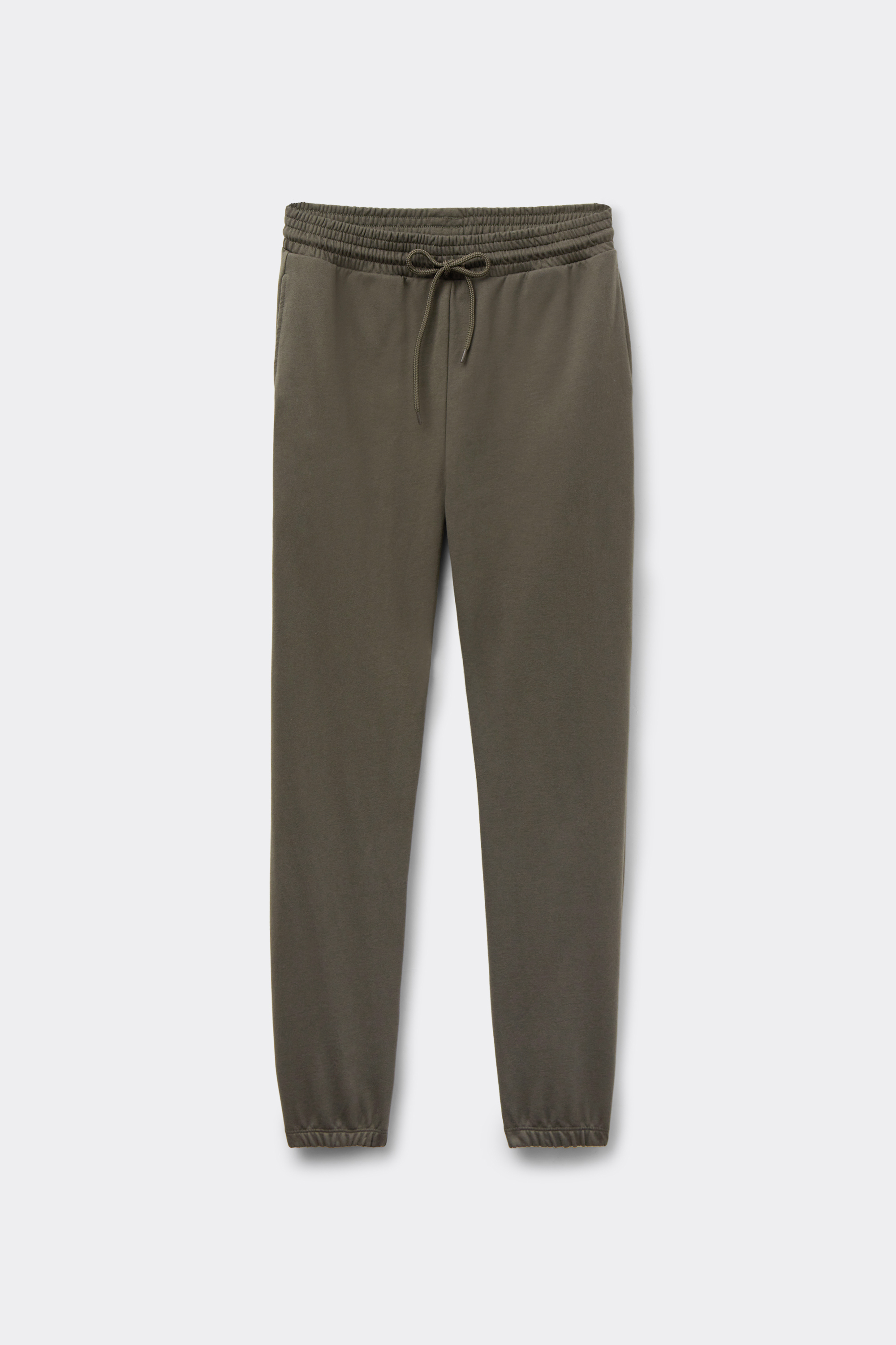 Joggers with Welt Pocket and Drawstring