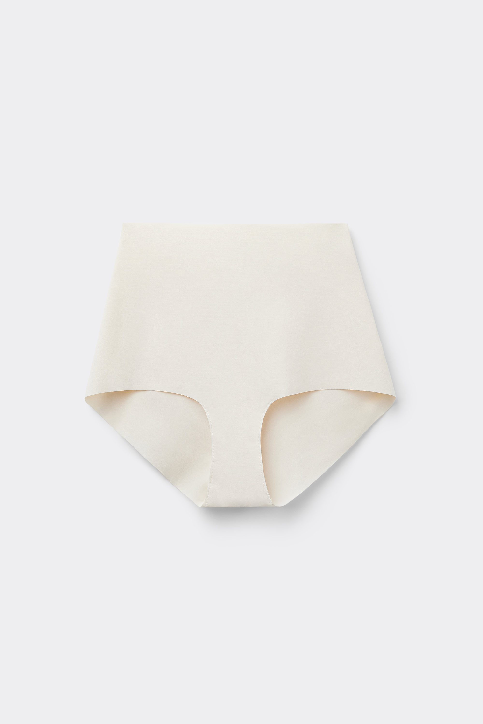 Culotte Taille Haute en Microfibre Sans Couture