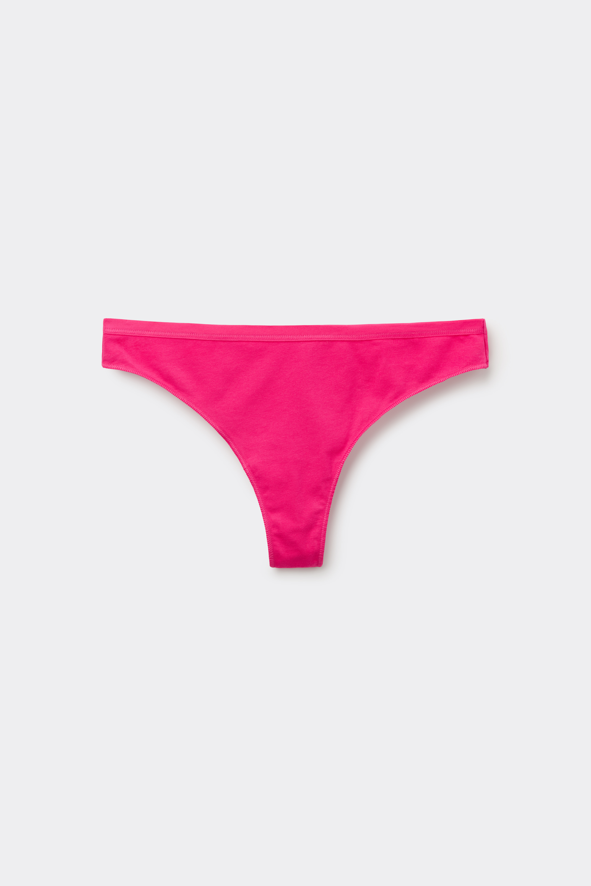 Solid-Colored Organic Cotton Brazilian Panties