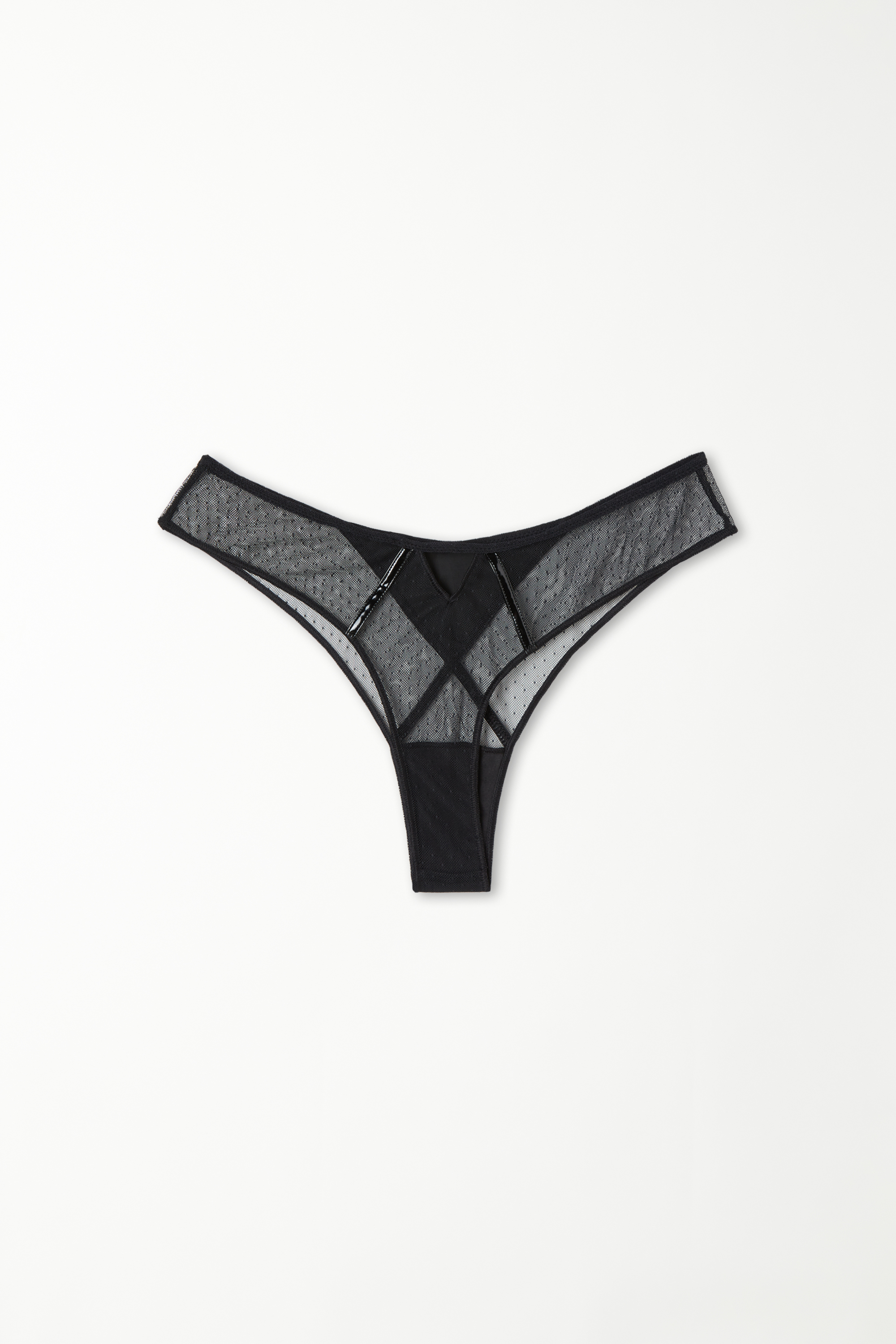 Culotte Brésilienne Échancrée Amorous Vynil