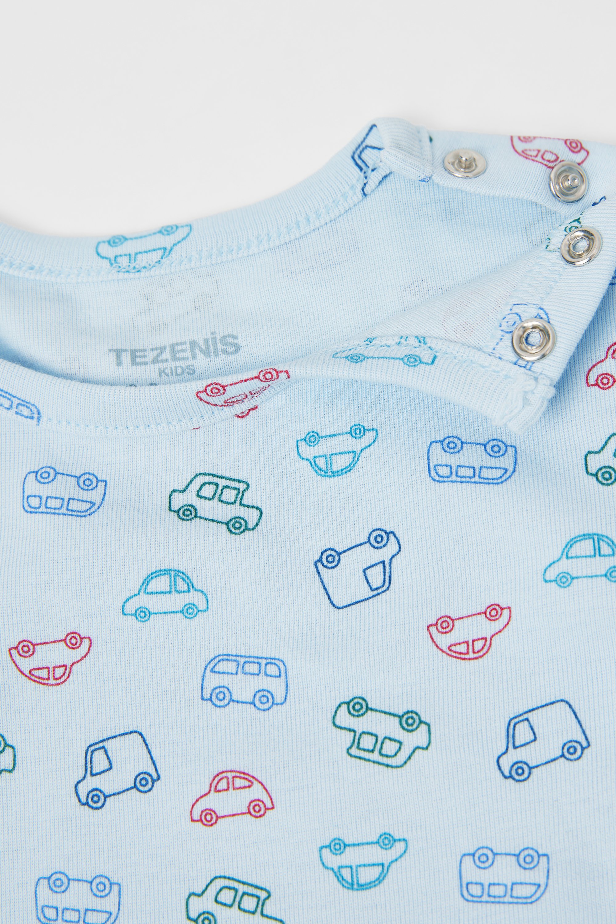 Baby Printed Pure Cotton Bodysuit with Short Sleeves