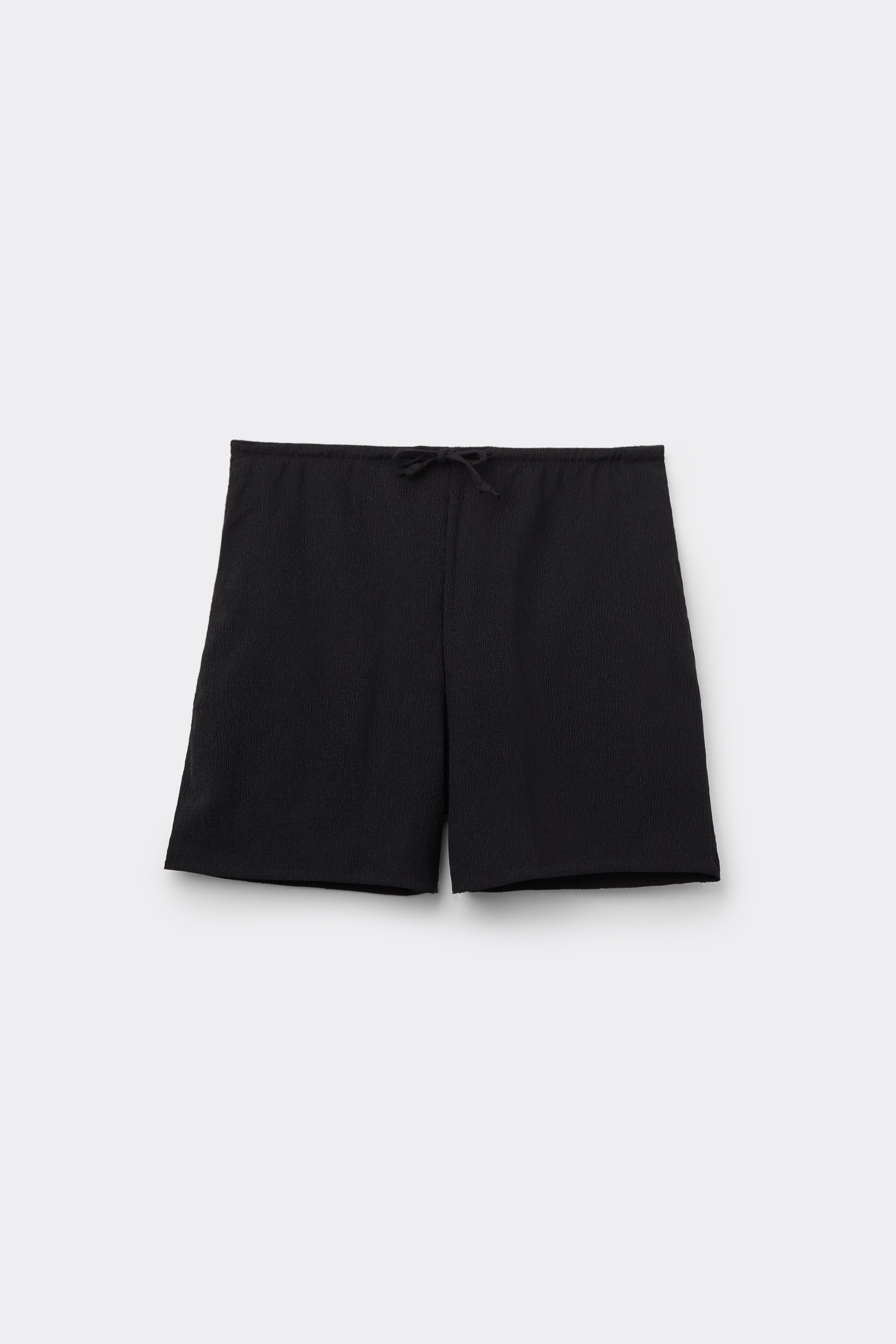 Short Effet Crêpe Cordon de Serrage
