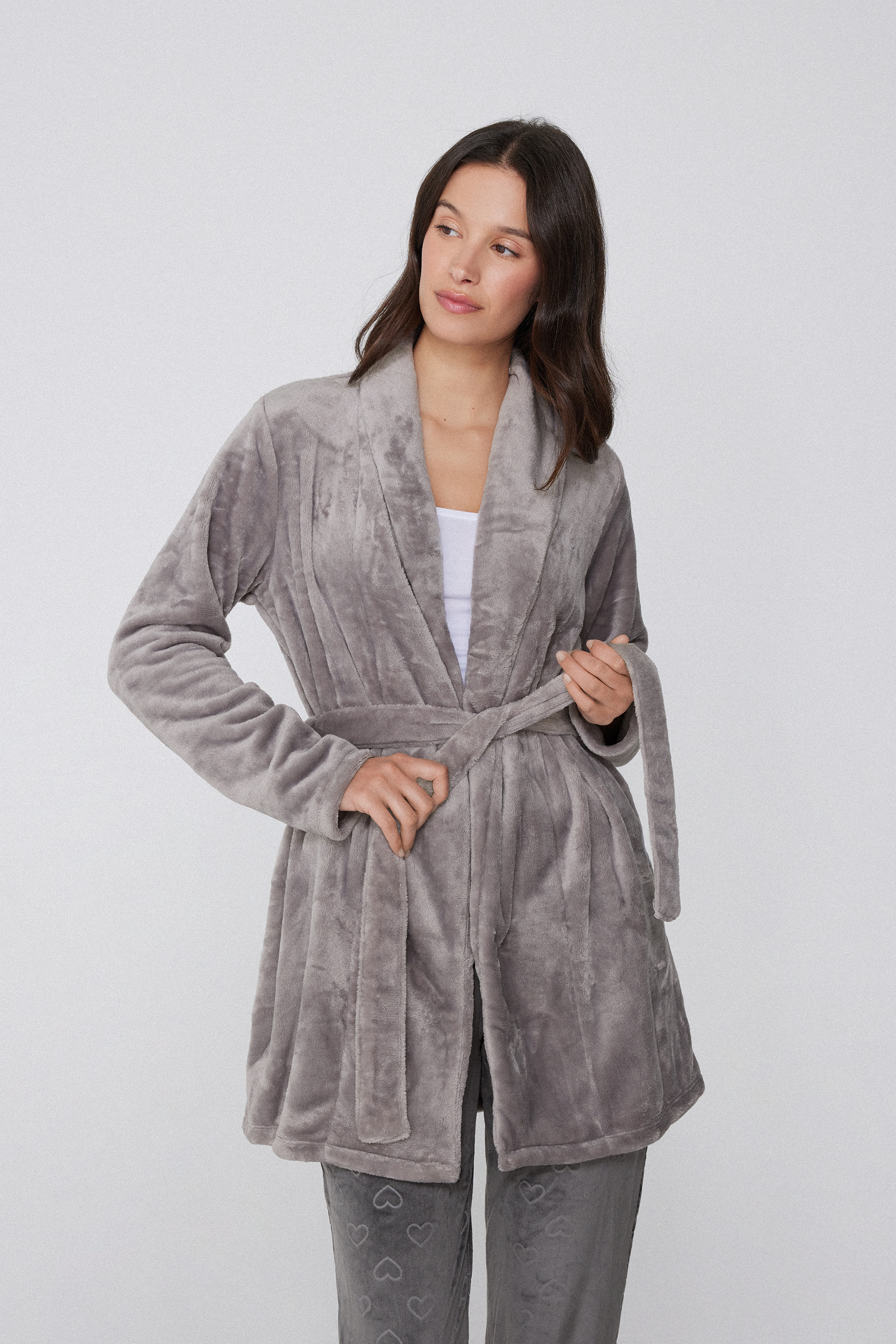 Halat din Fleece Moale Nuanță Uni