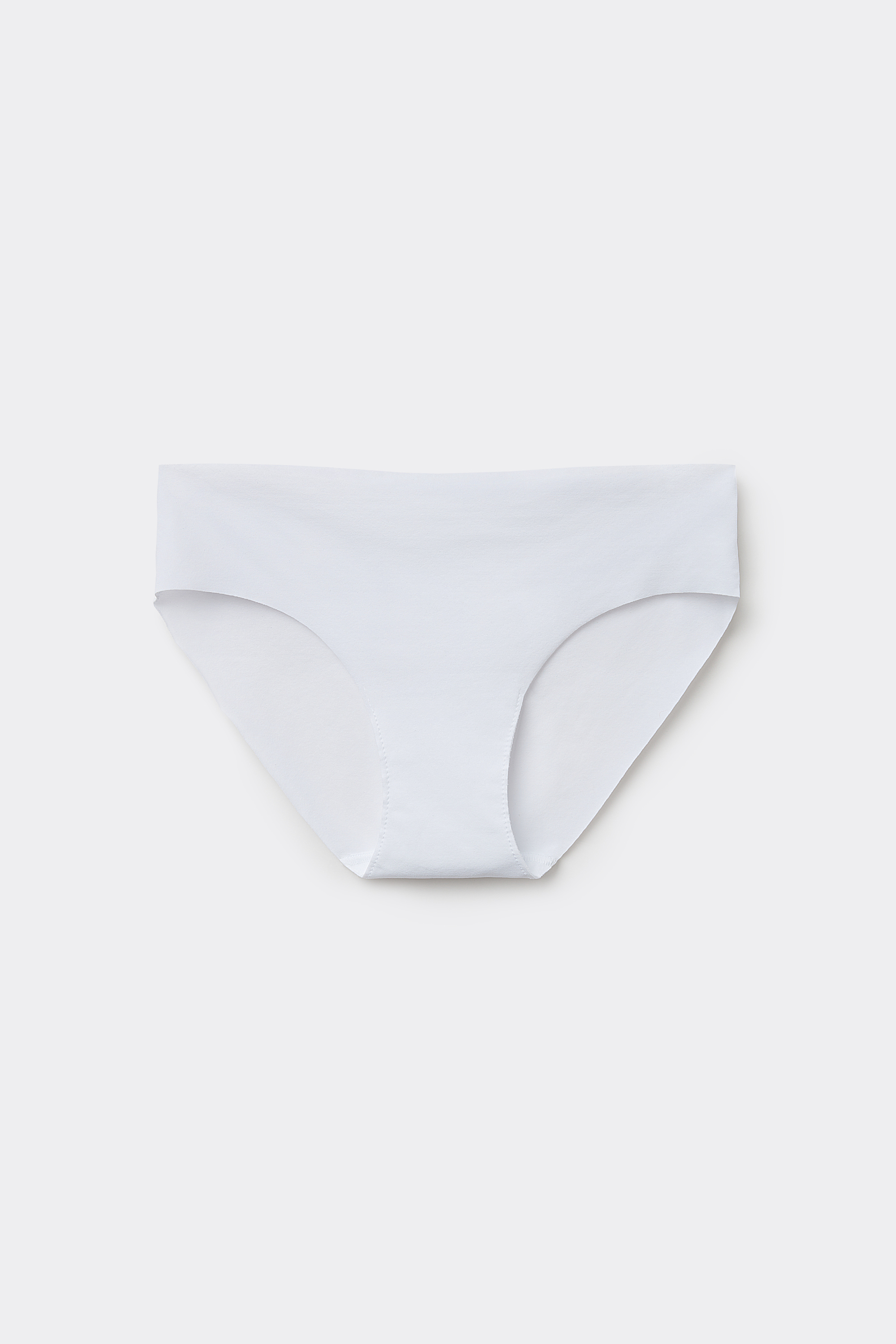Slip mit offenkantiger Verarbeitung aus Mikrofaser