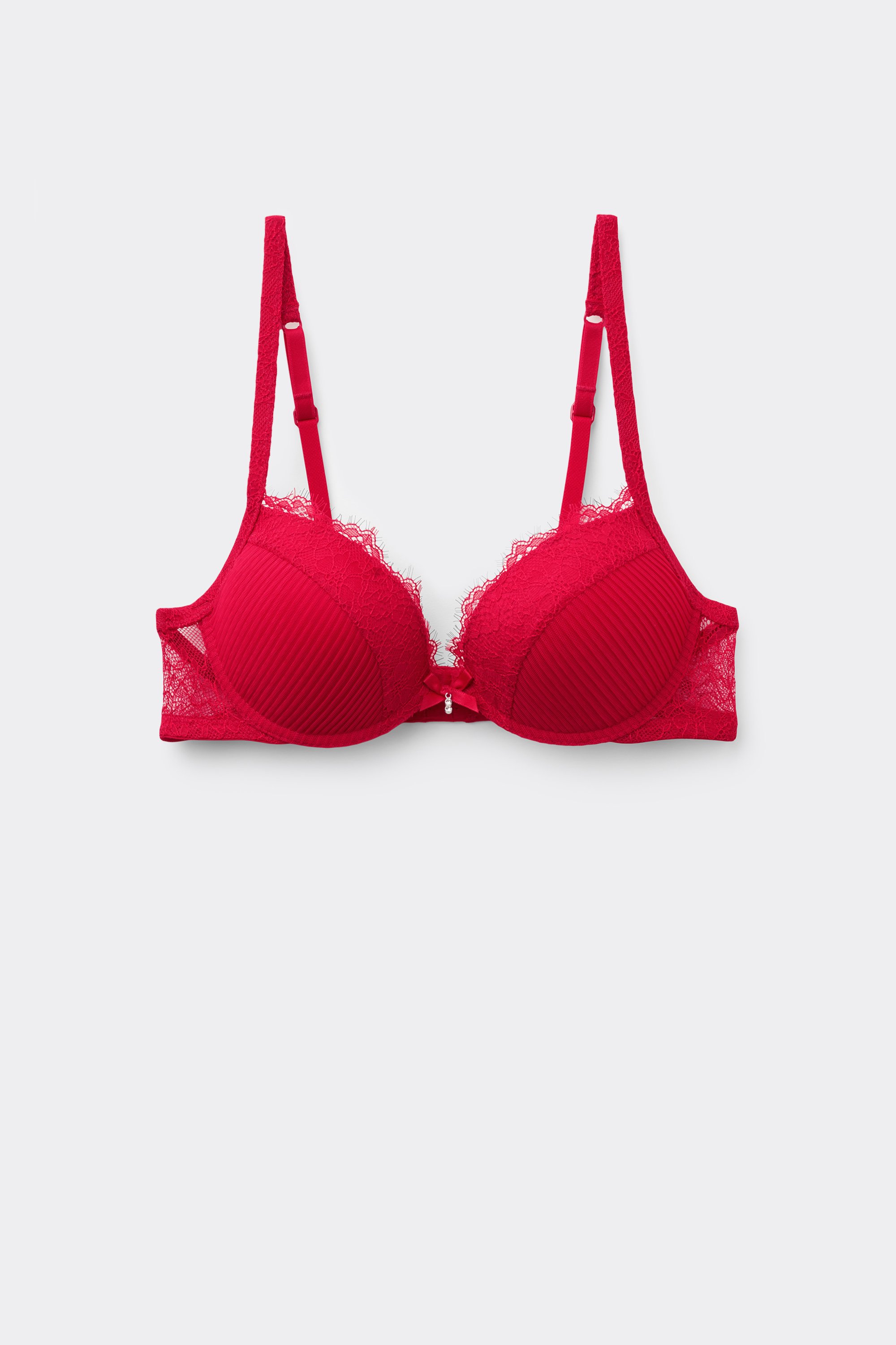 Wattierter Push-up-BH Venice Pretty Plissee