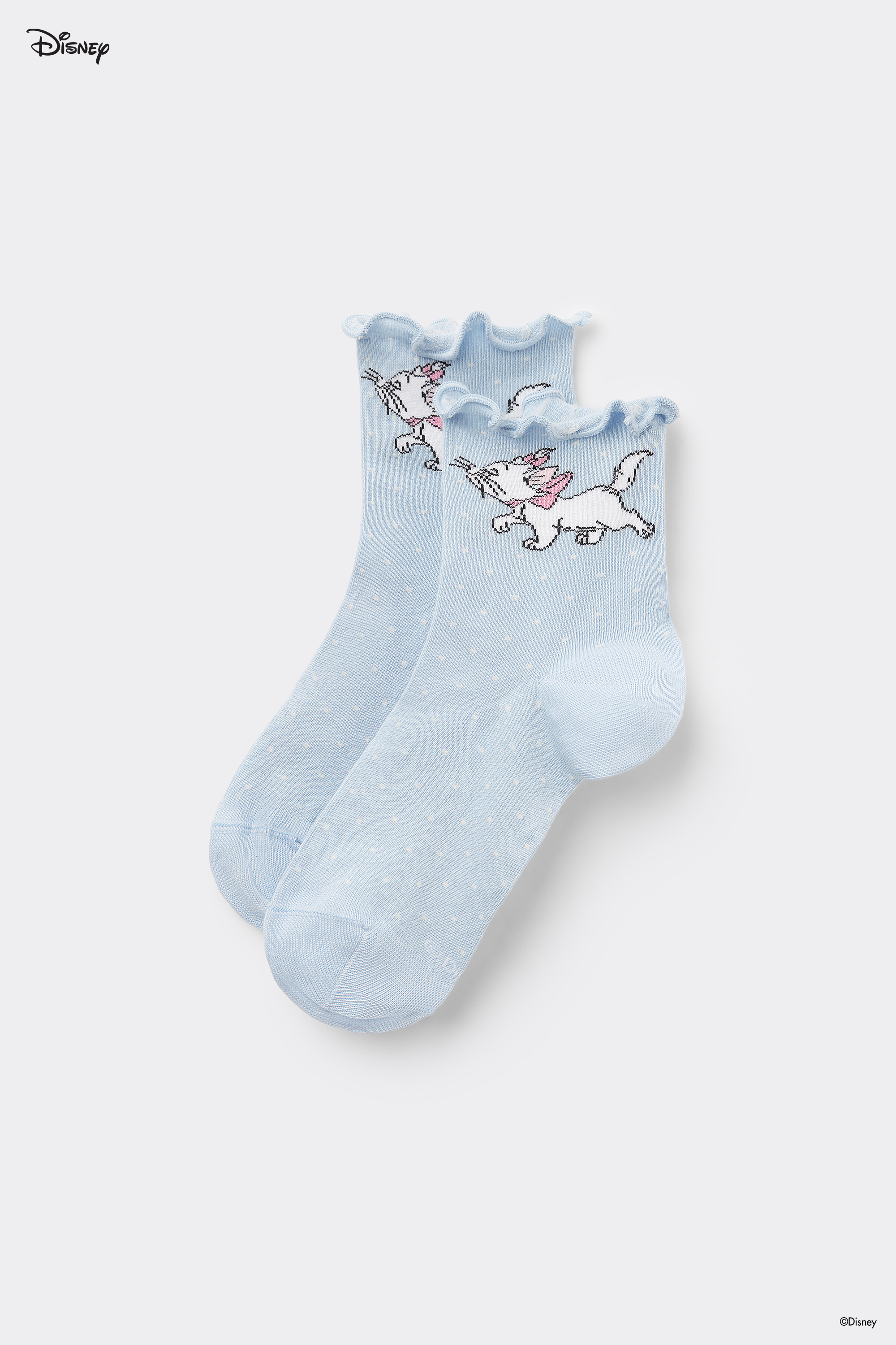 Women’s Aristocats Disney Print Short Socks