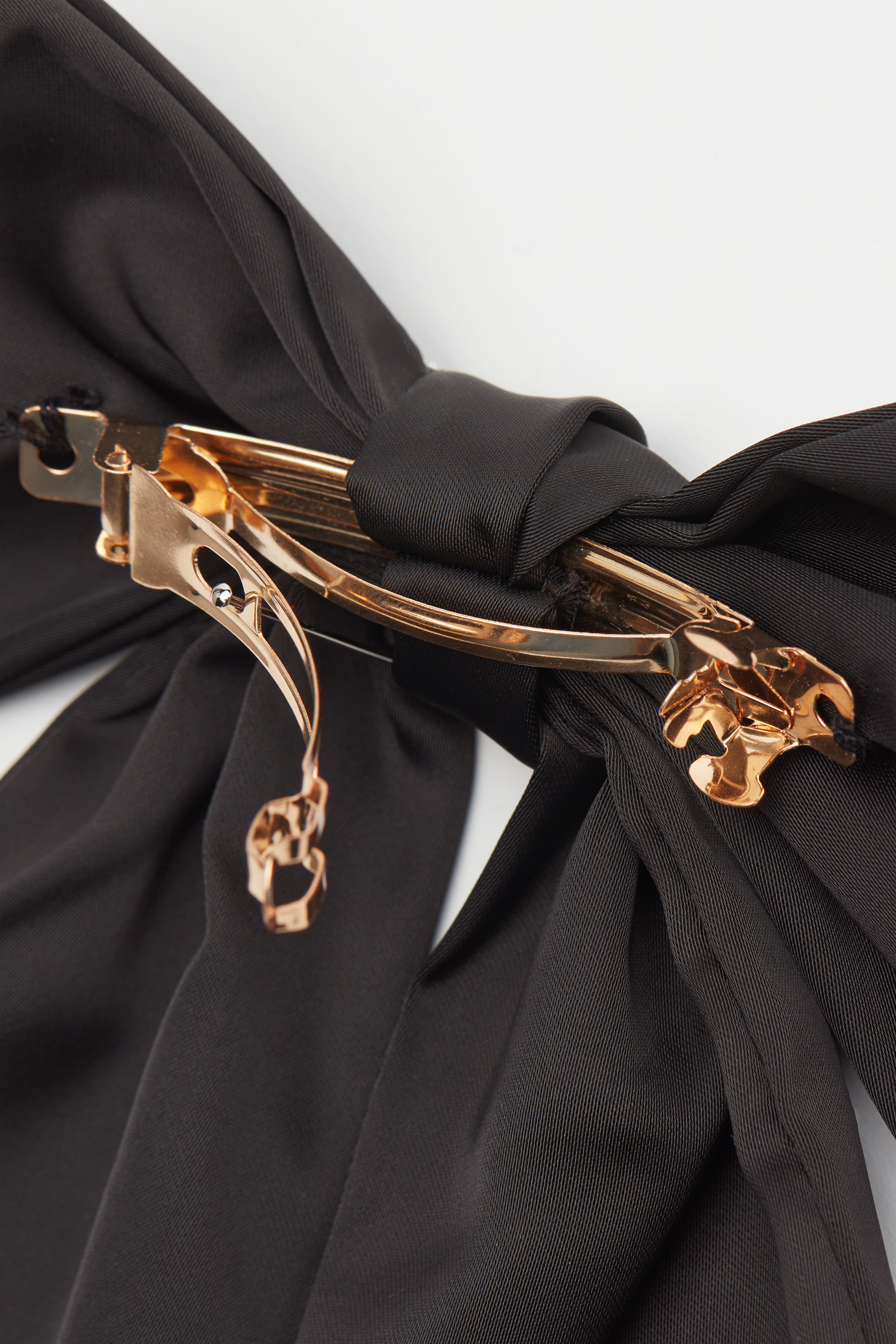 Satin Bow Hair Clip
