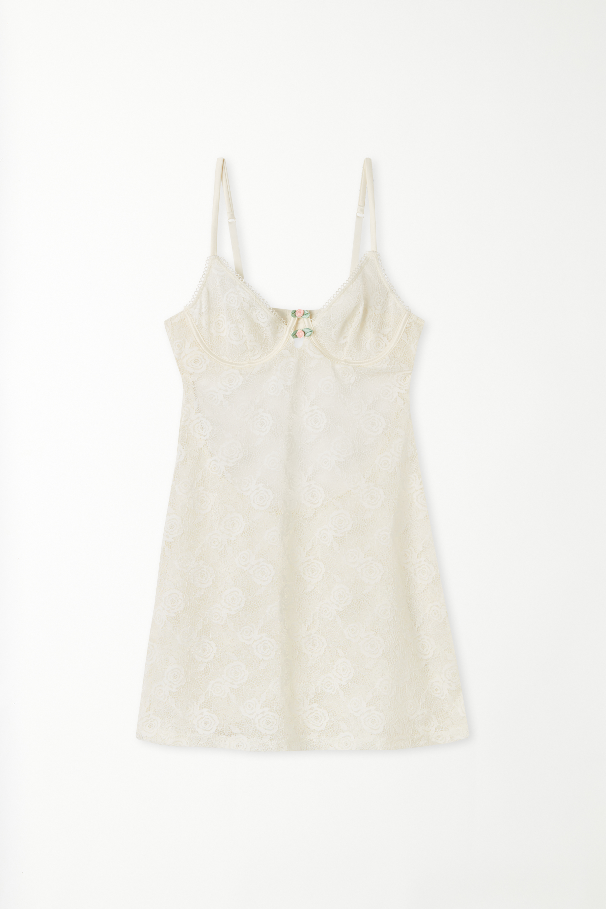 Milk Roses Lace Chemise with Balconette Cups