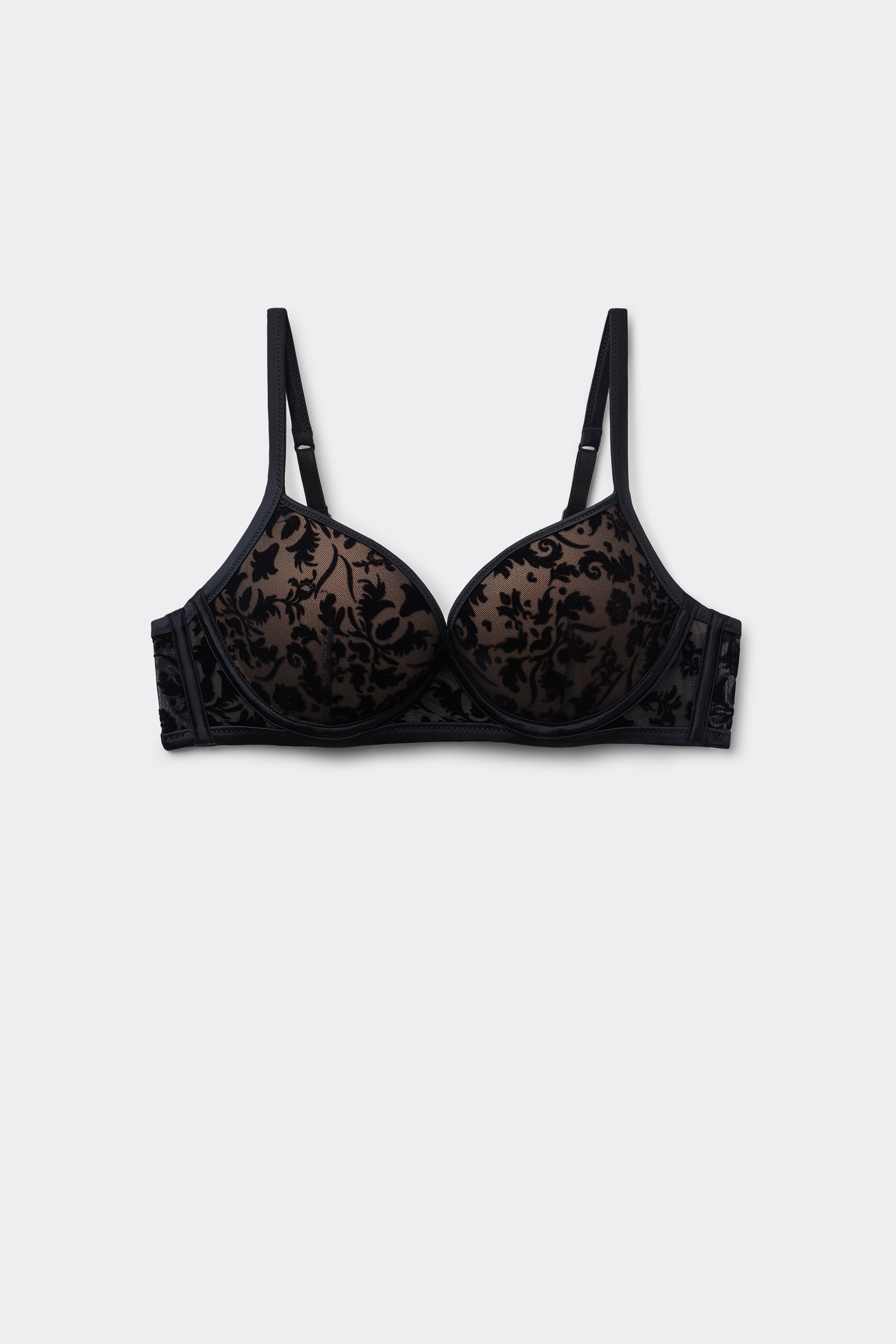 Reggiseno Push-Up Imbottito Berlin Velvet Noir